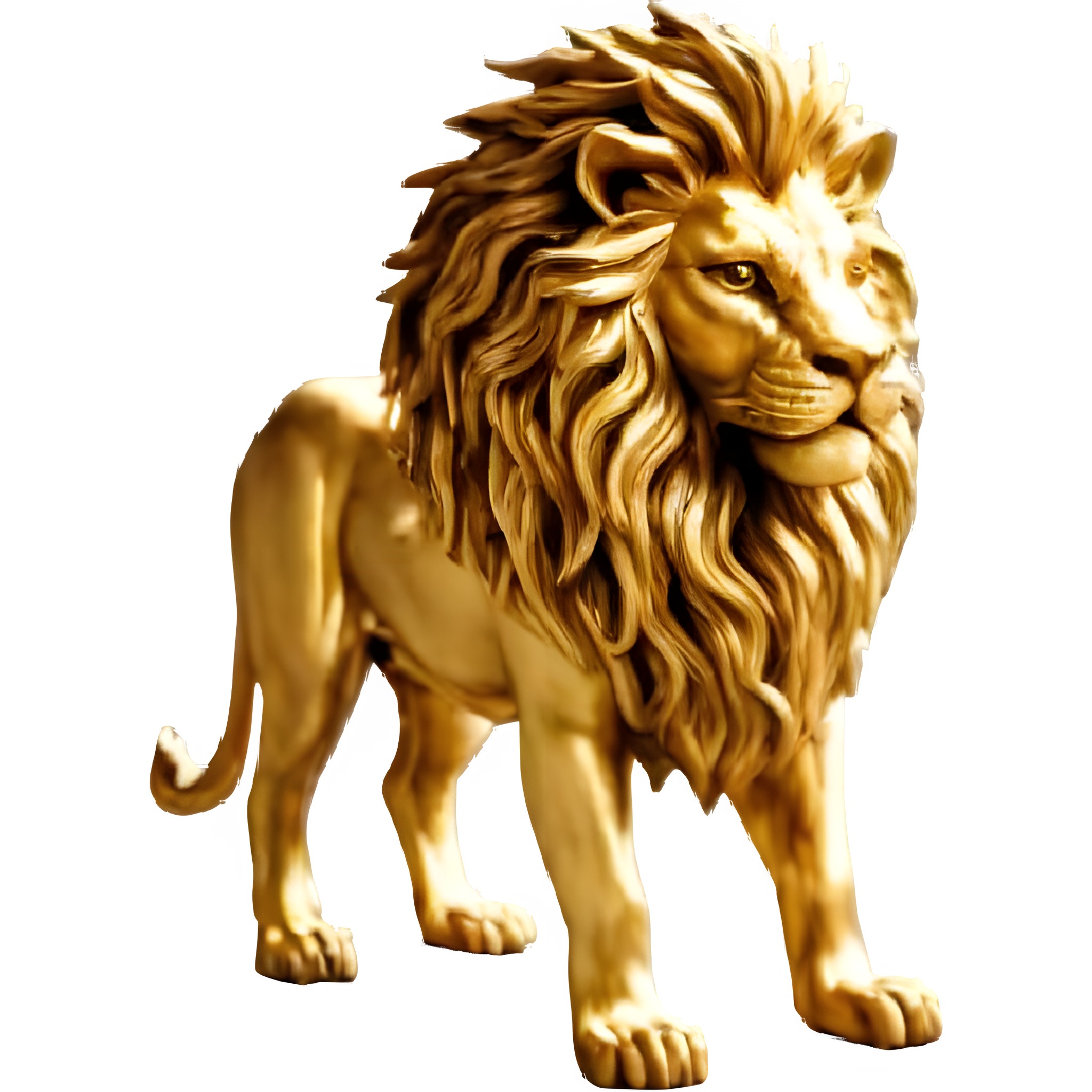 Majestic Creatures - Lion Mythical Beast and Heroic Lion 3D print model_3