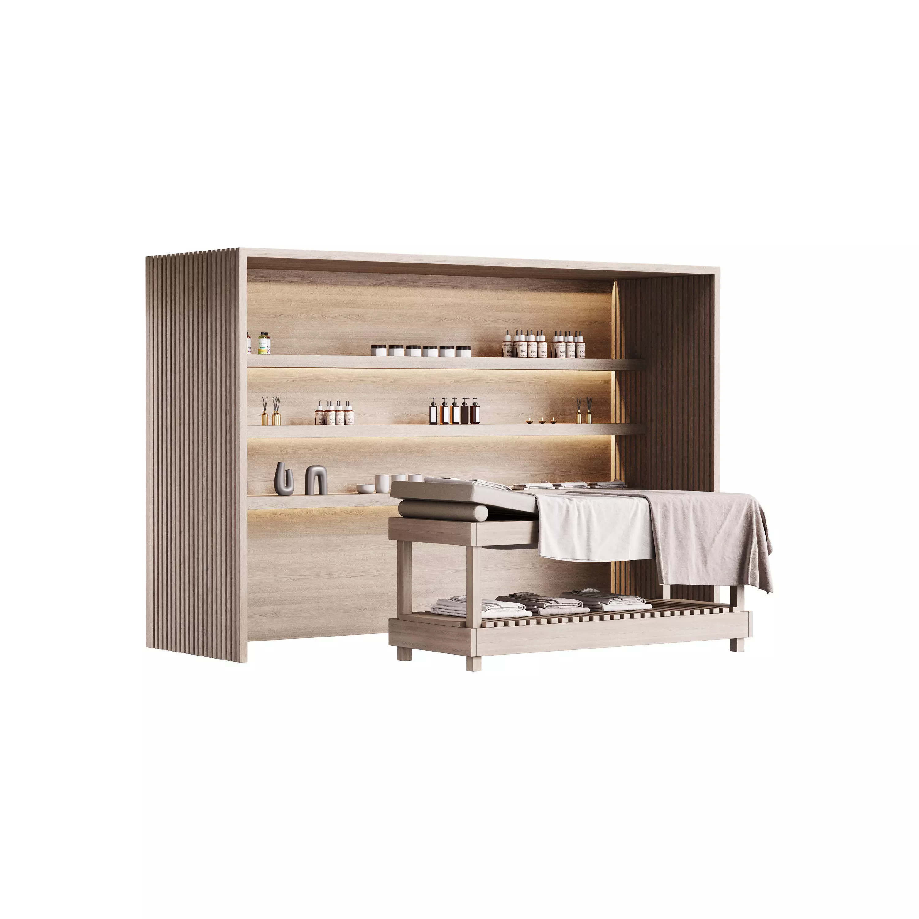 Modern spa and accessories 05 3D model