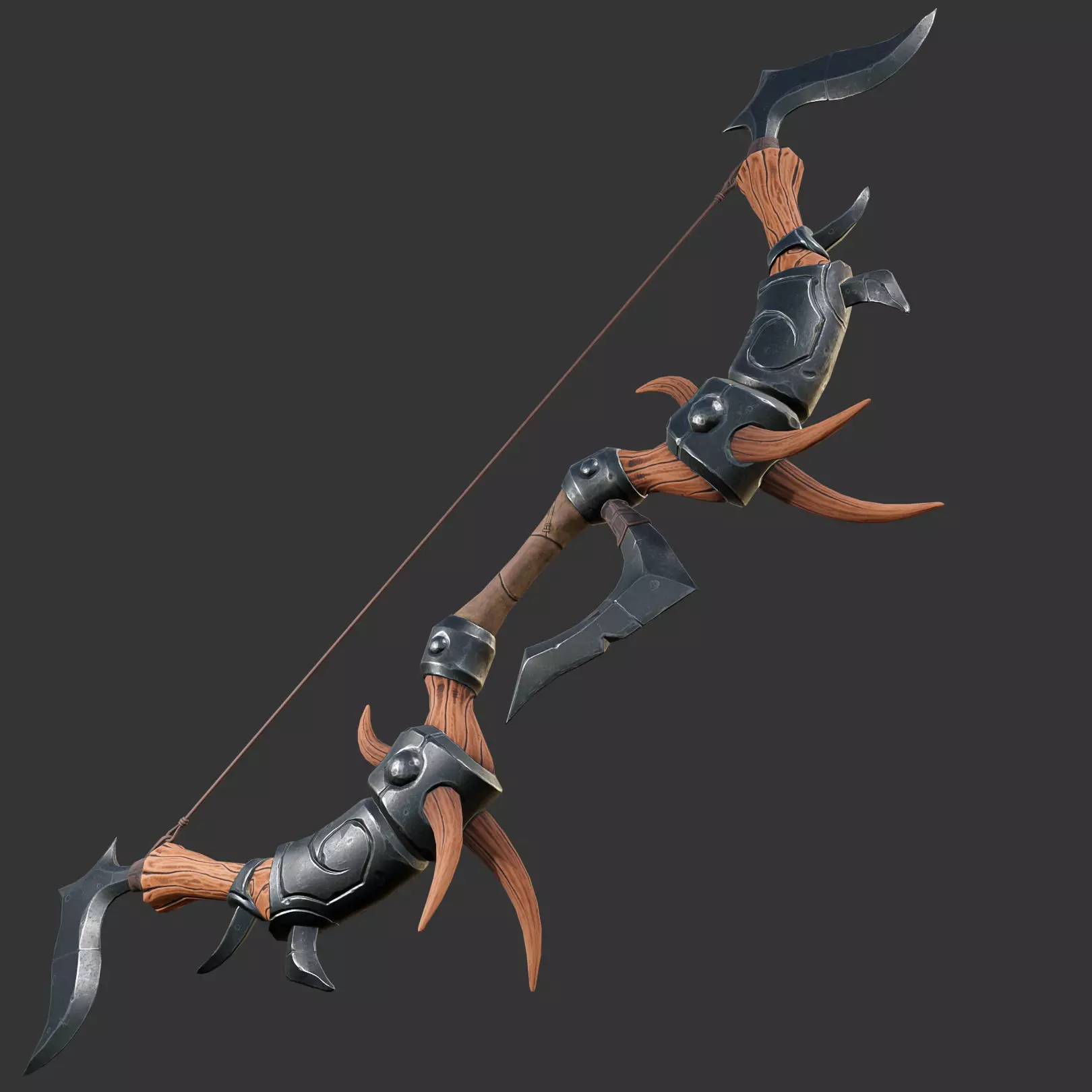 A Bow Low-poly 3D model