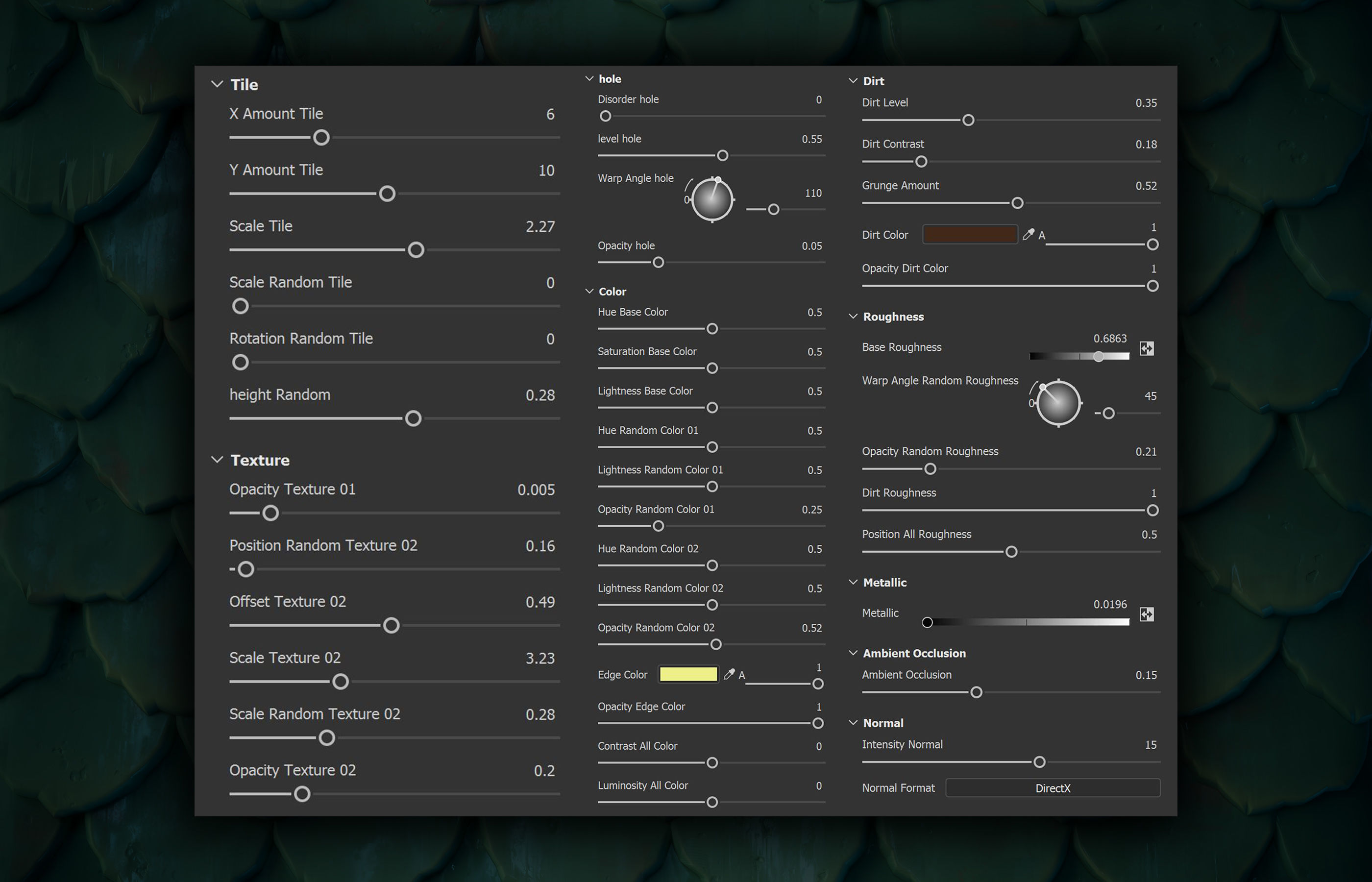 Roof tiles Stylized - VOL 02 - SBsar - Maps Texture_9