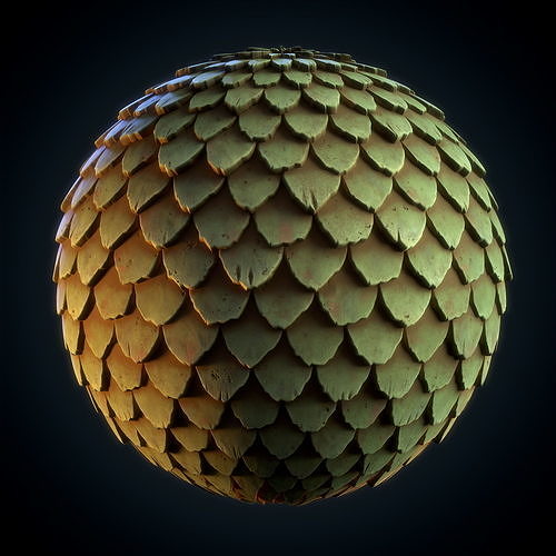 Roof tiles Stylized - VOL 02 - SBsar - Maps Texture 3