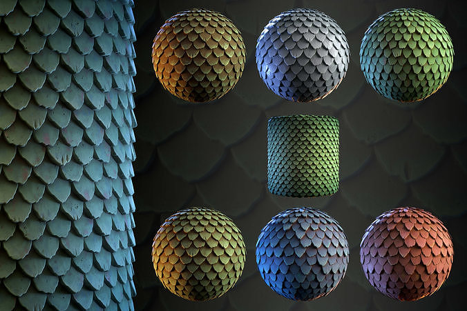 Roof tiles Stylized - VOL 02 - SBsar - Maps Texture 4