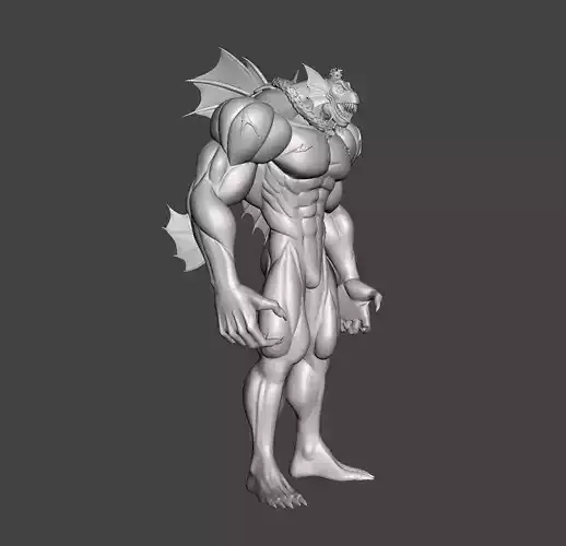 Deep Sea King True Form One Punch Man 3D Model