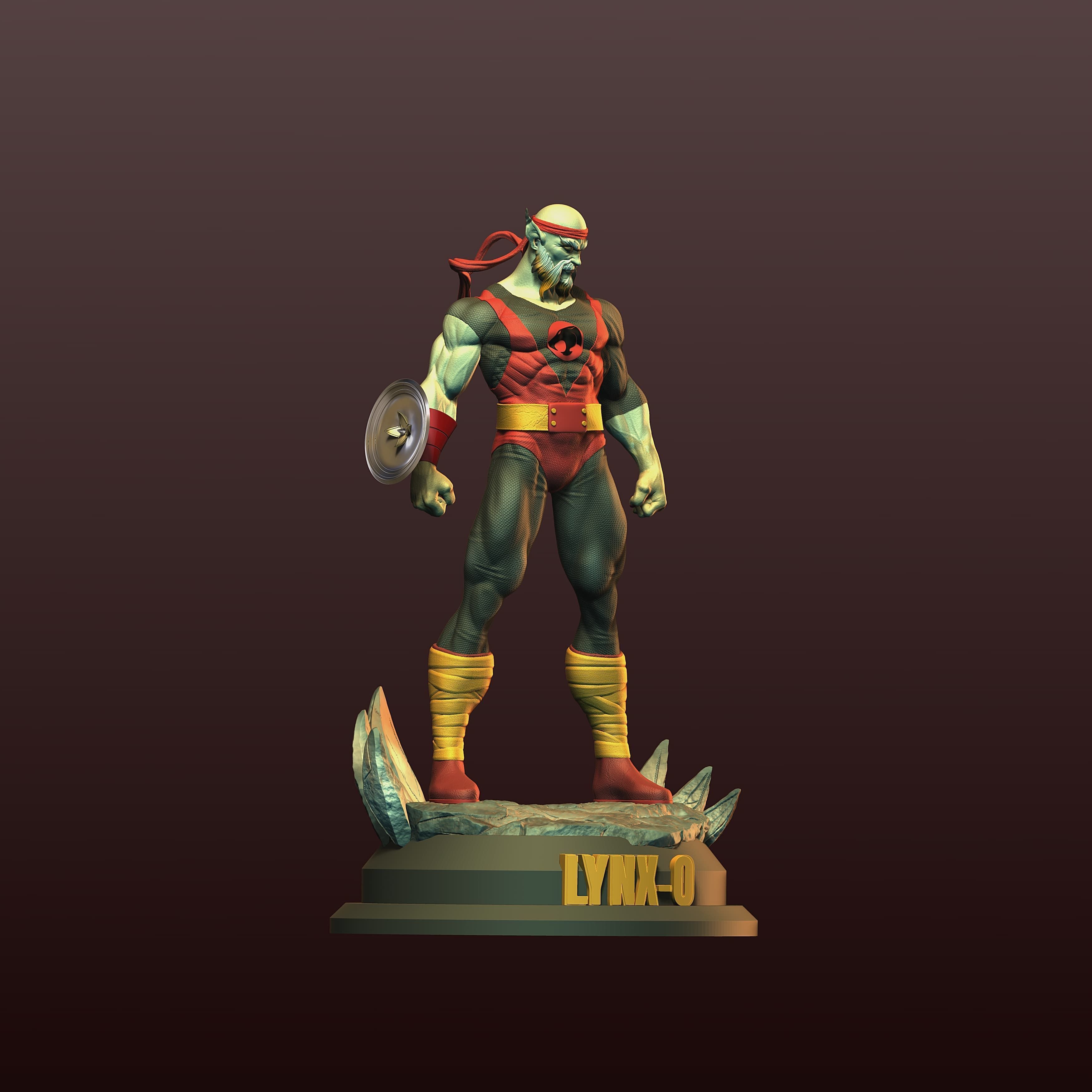 Linx O Thundercats STL 3d printing Collectibles by CG Pyro 3D print model_6