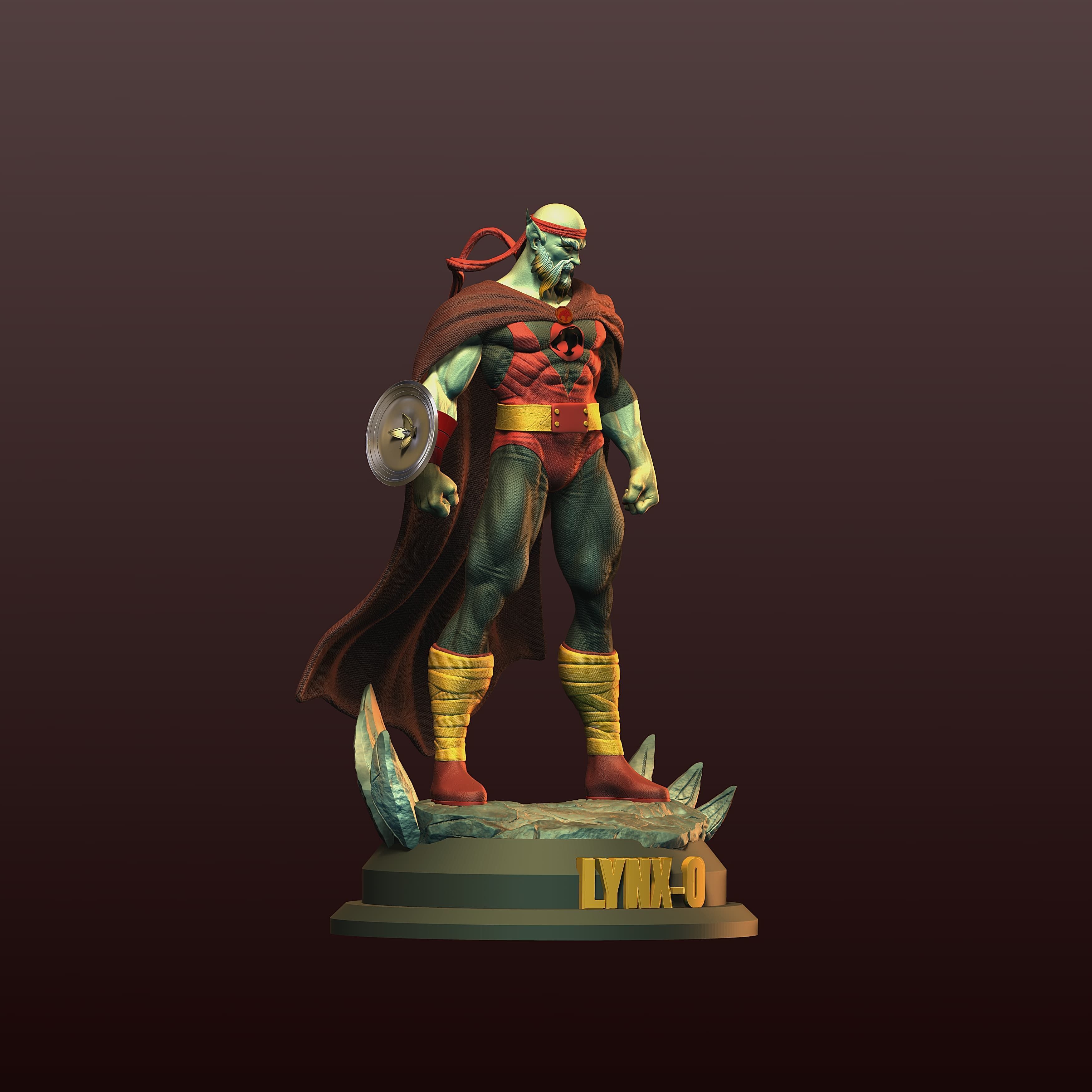 Linx O Thundercats STL 3d printing Collectibles by CG Pyro 3D print model_3