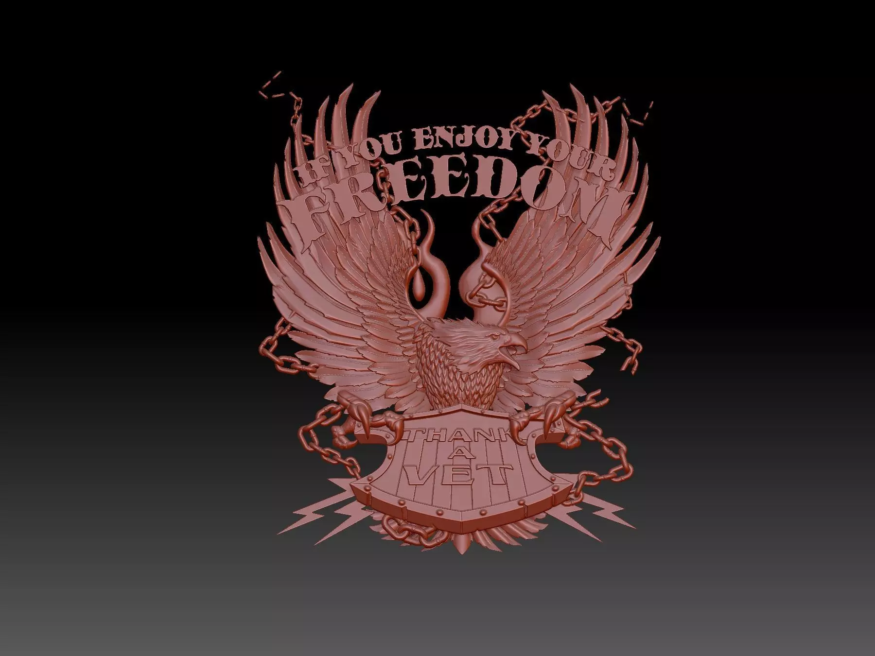 Eagle America 3D print model