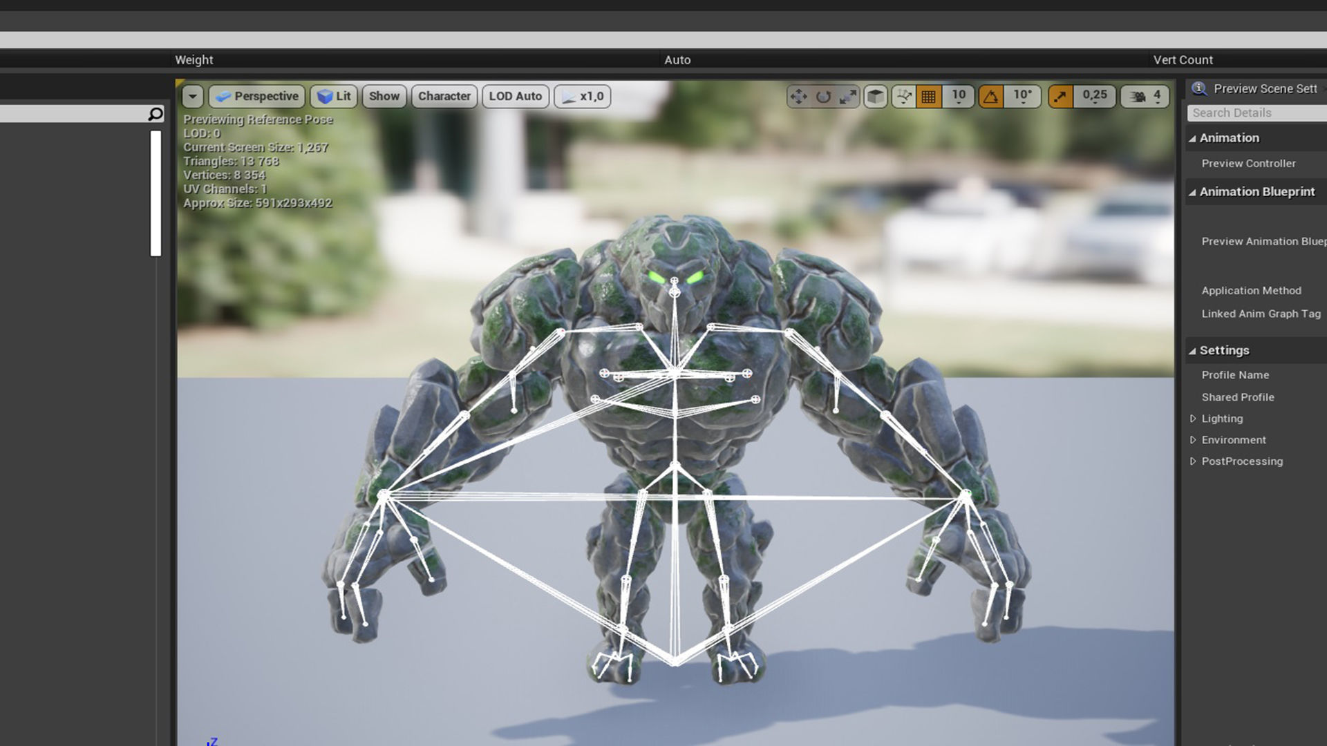 Golem 3 Low-poly 3D model_13
