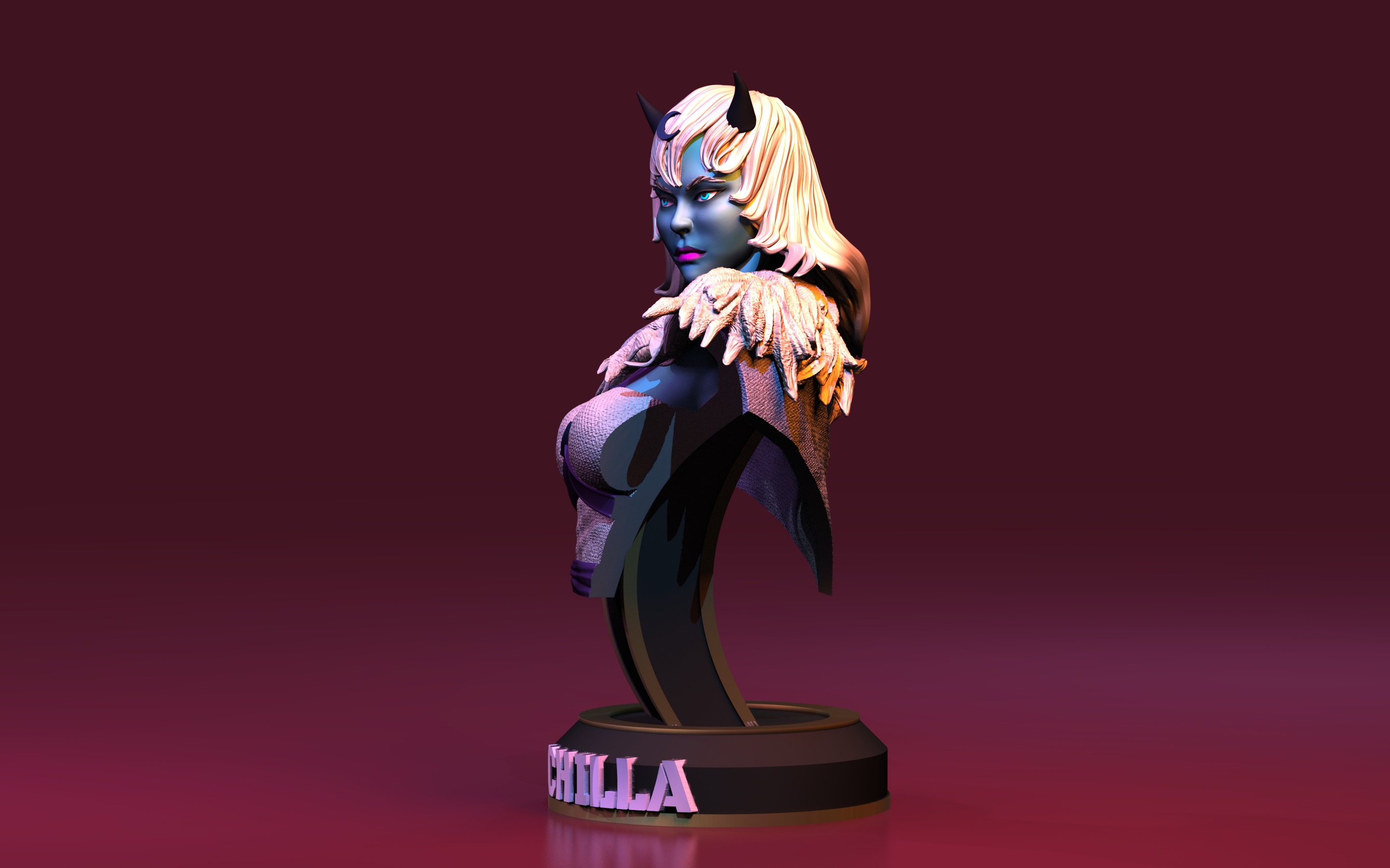 Chilla Thundercats Lunatacs STL 3d printing by CG Pyro 3D print model_6