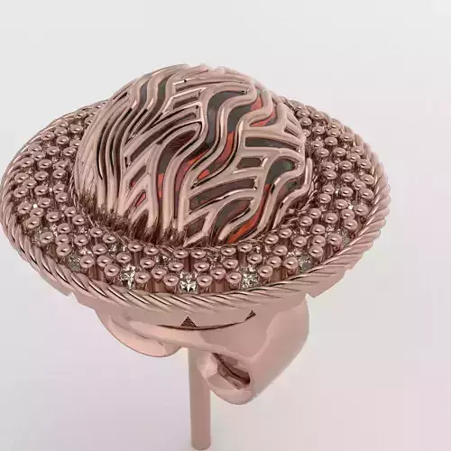 Lace Pearl Diamond Earrings