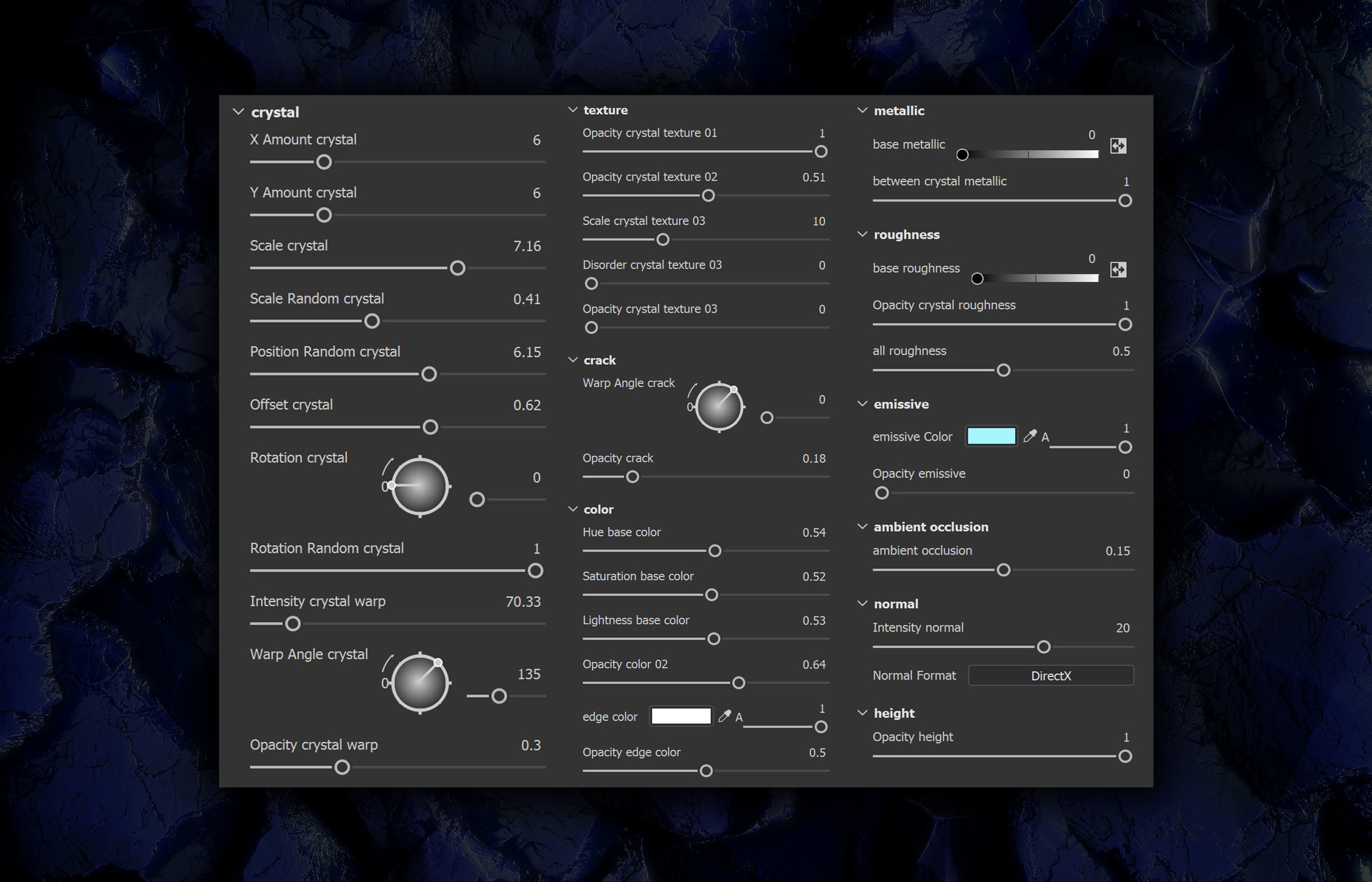 Crystal material - VOL 34 - Maps - Sbsar Texture_9