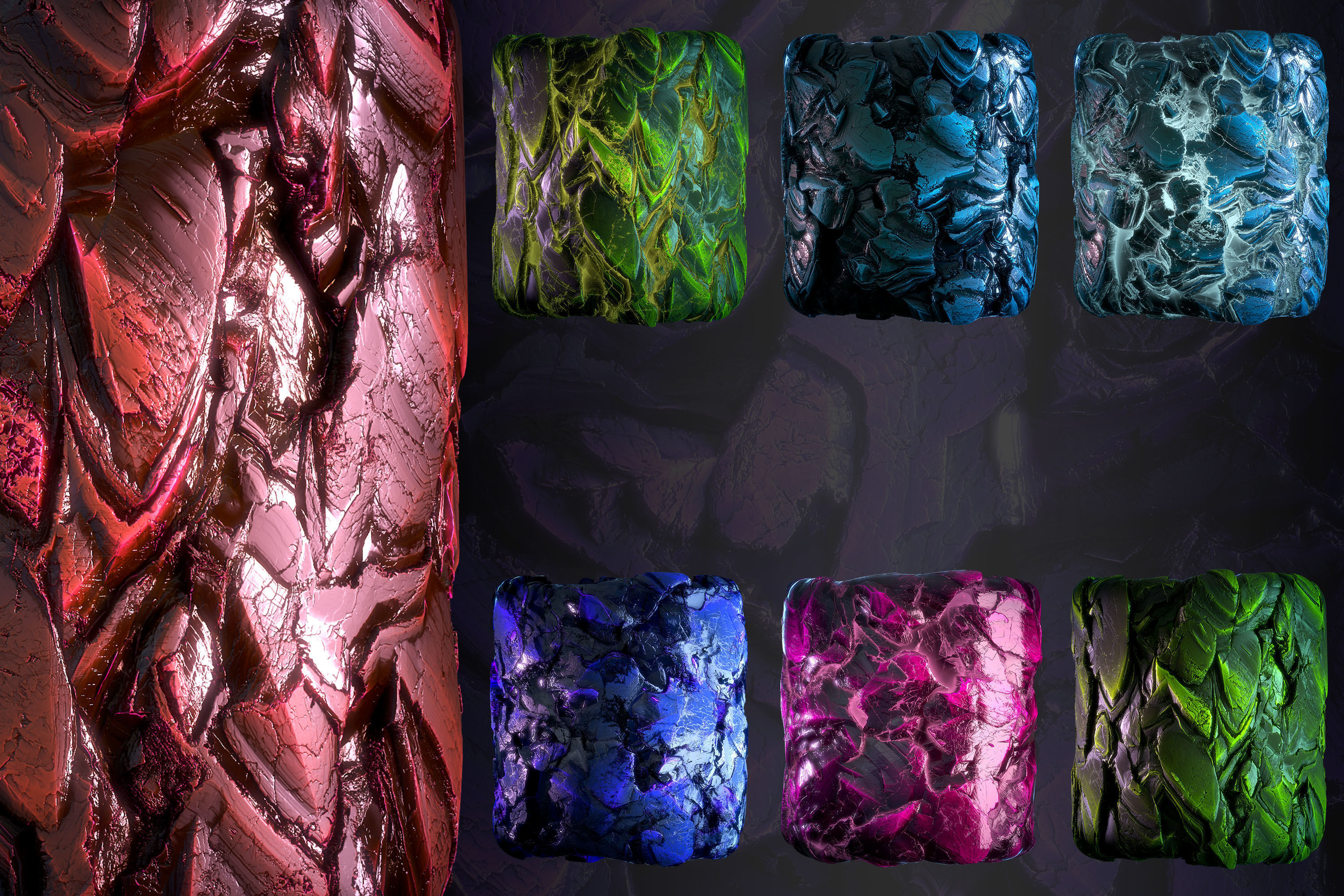 Crystal material - VOL 34 - Maps - Sbsar Texture_3