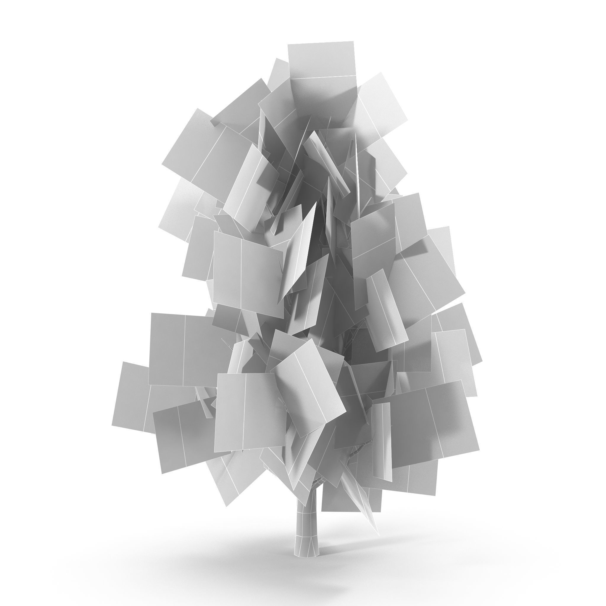 Maple Low Poly Low-poly 3D model_9