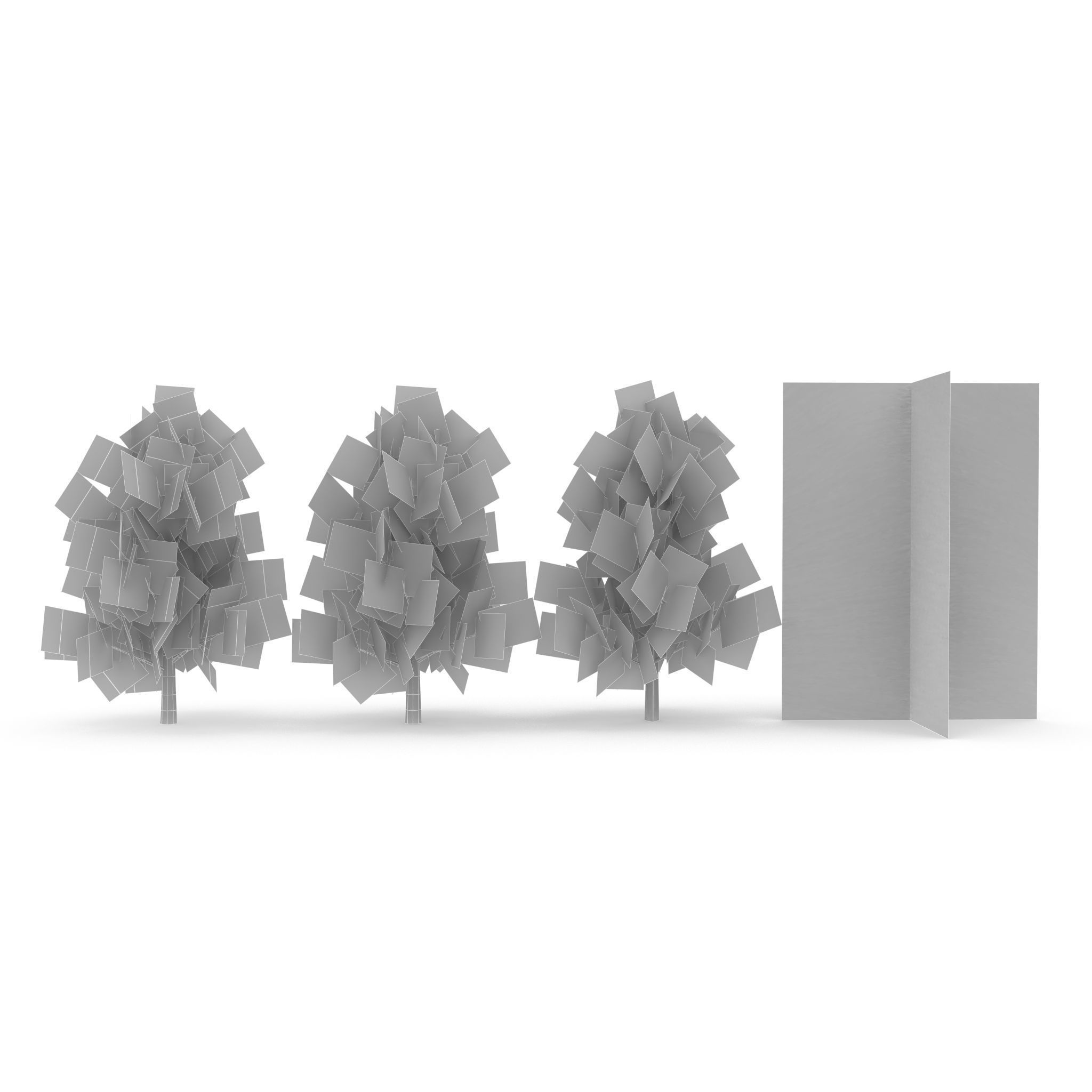 Maple Low Poly Low-poly 3D model_10