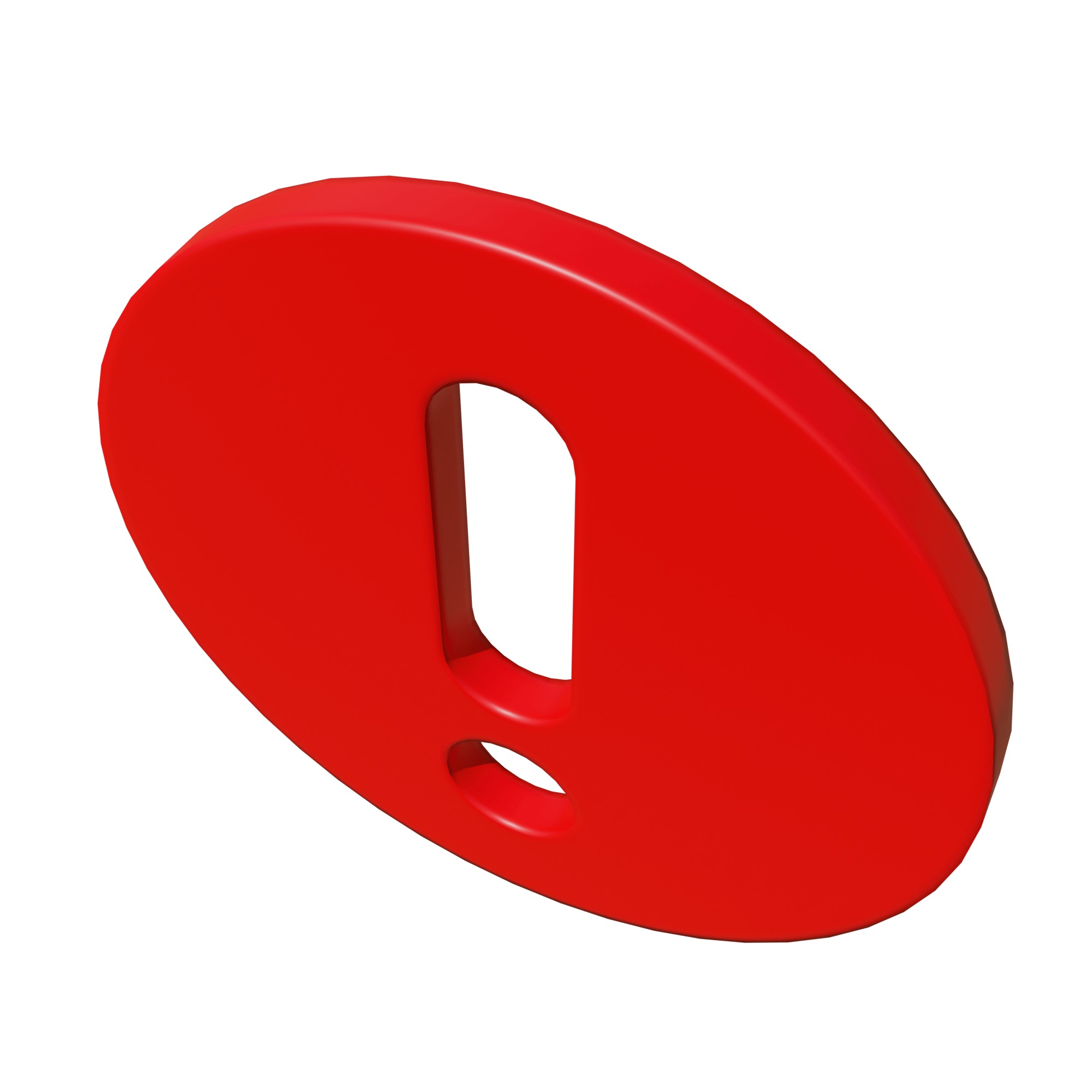 Exclamation mark version 2 Low-poly 3D model_4