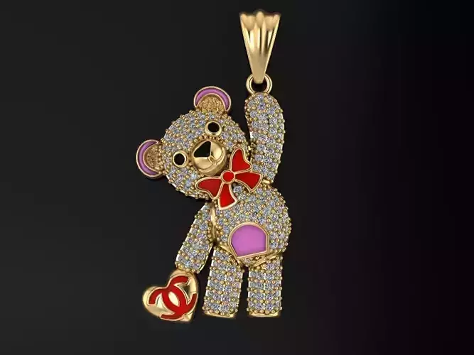 teddy necklace