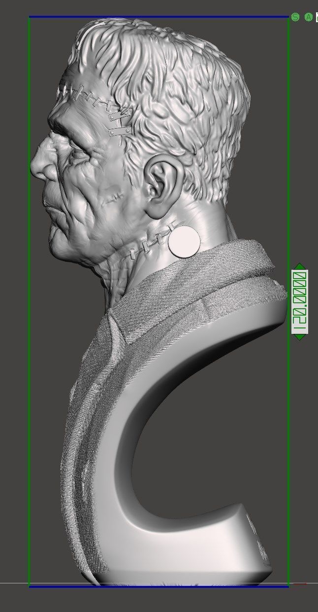Frankenstein Monster 3D print model_11