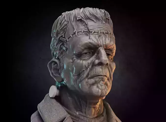 Frankenstein Monster 3D print model Frankenstein Monster 3D print model