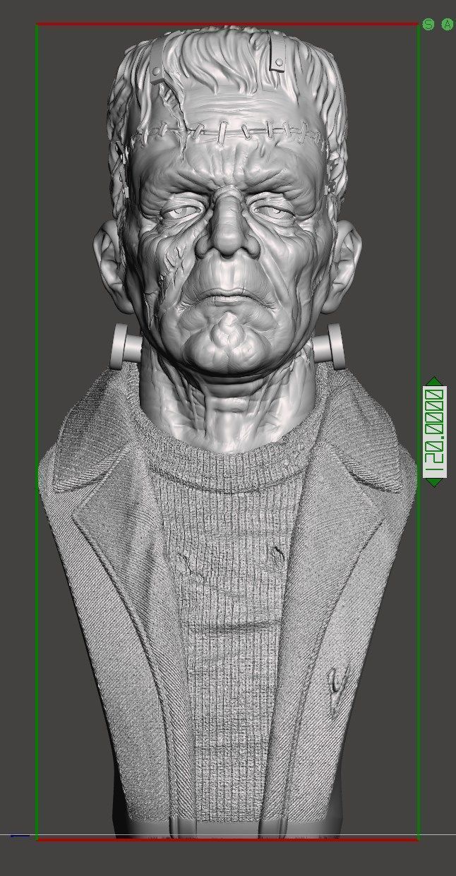 Frankenstein Monster 3D print model_8