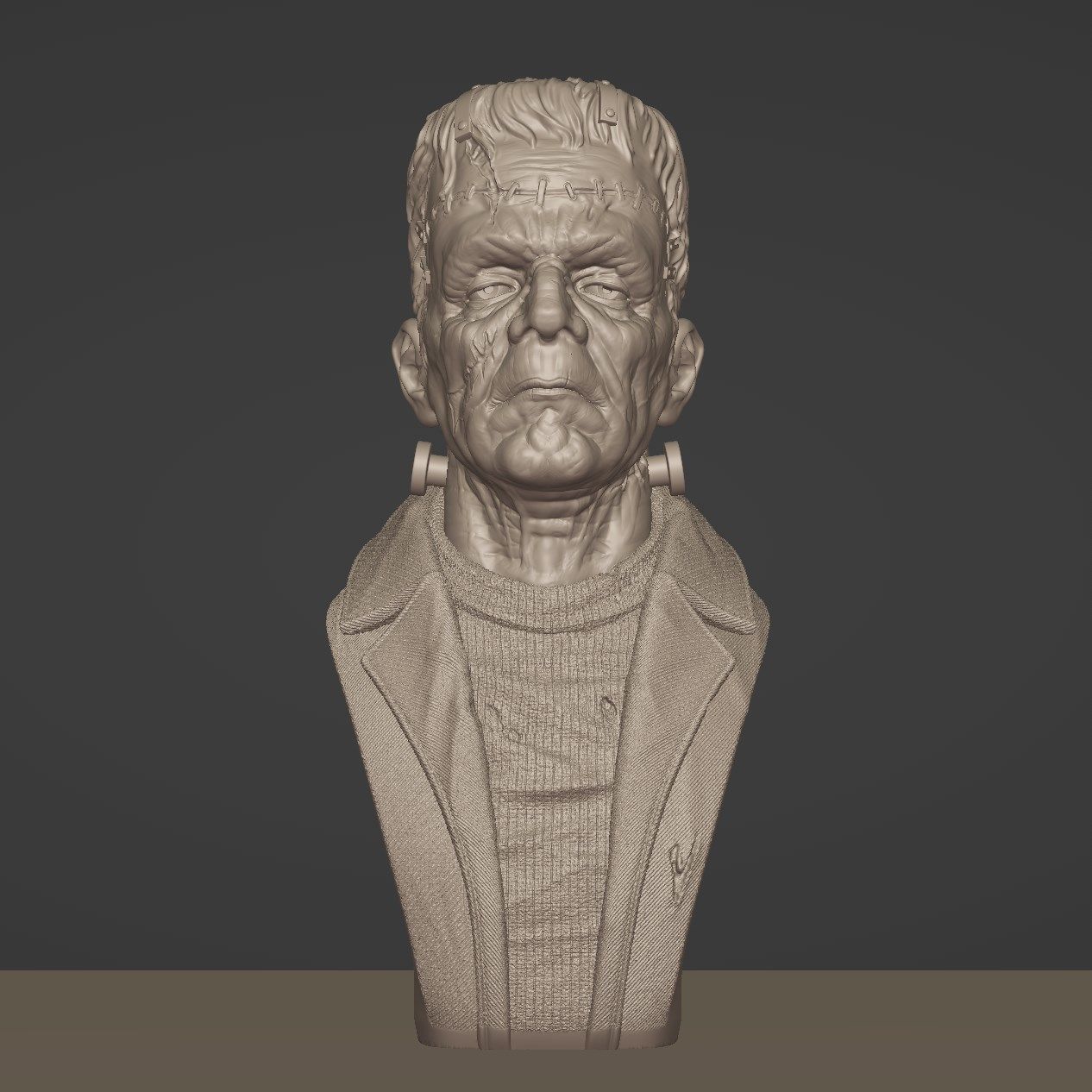 Frankenstein Monster 3D print model_6