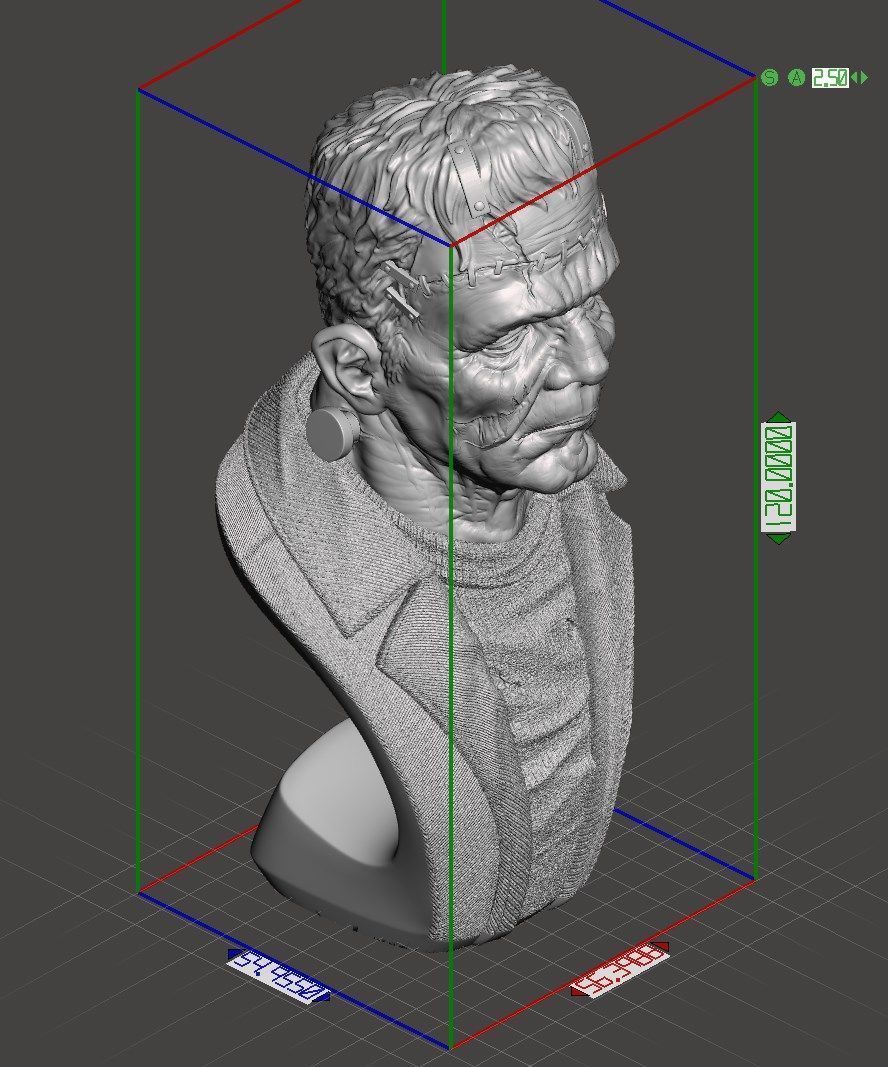 Frankenstein Monster 3D print model_7