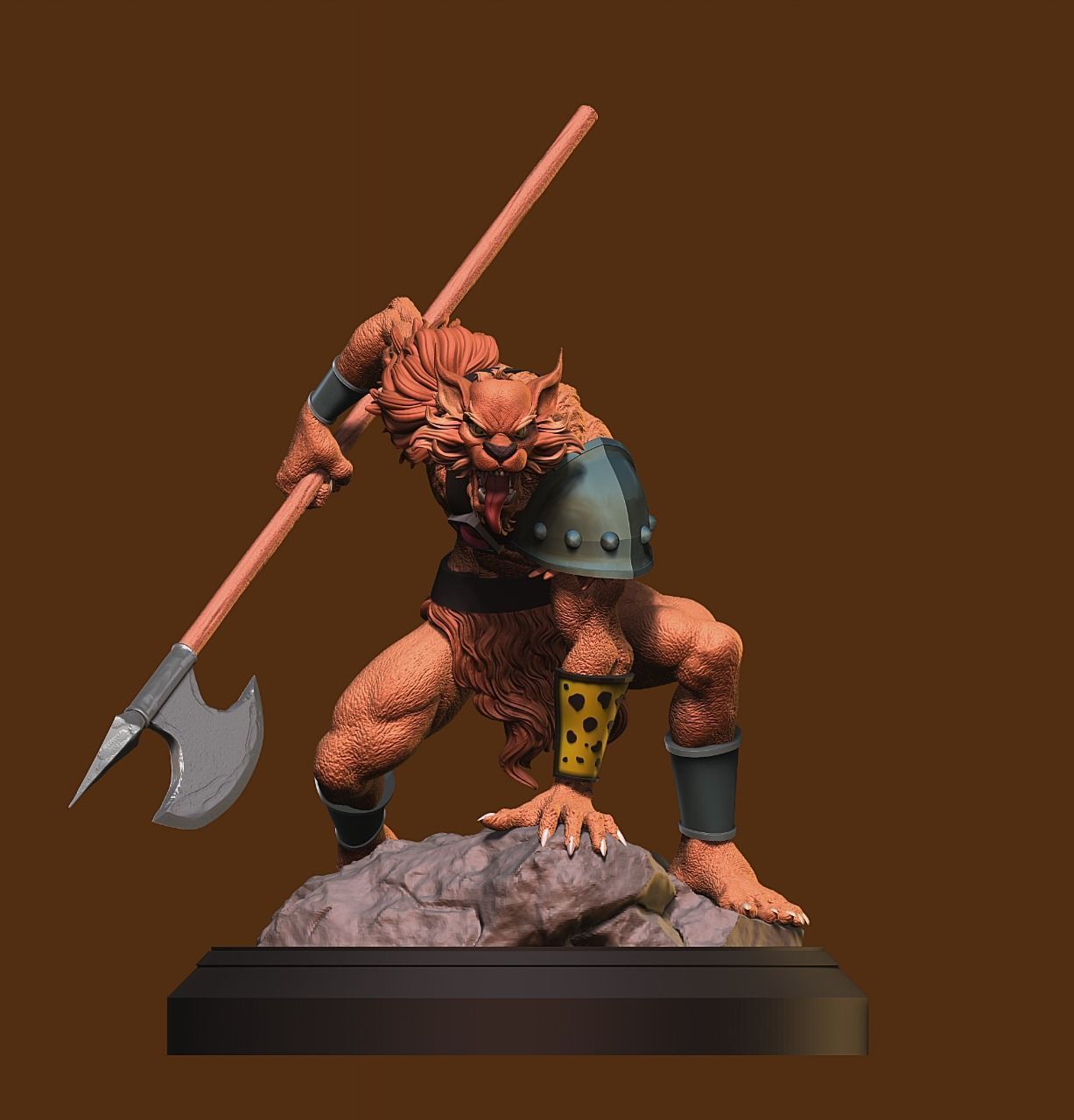 Jackalman Thundercats Lunatacs STL 3d printing by CG Pyro 3D print model_4