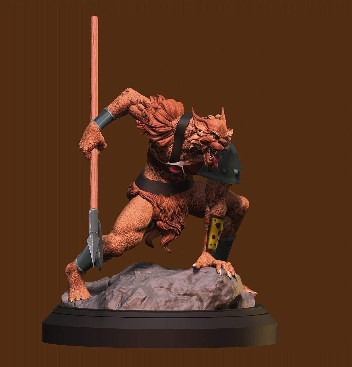 Jackalman Thundercats Lunatacs STL 3d printing by CG Pyro 3D print model_5