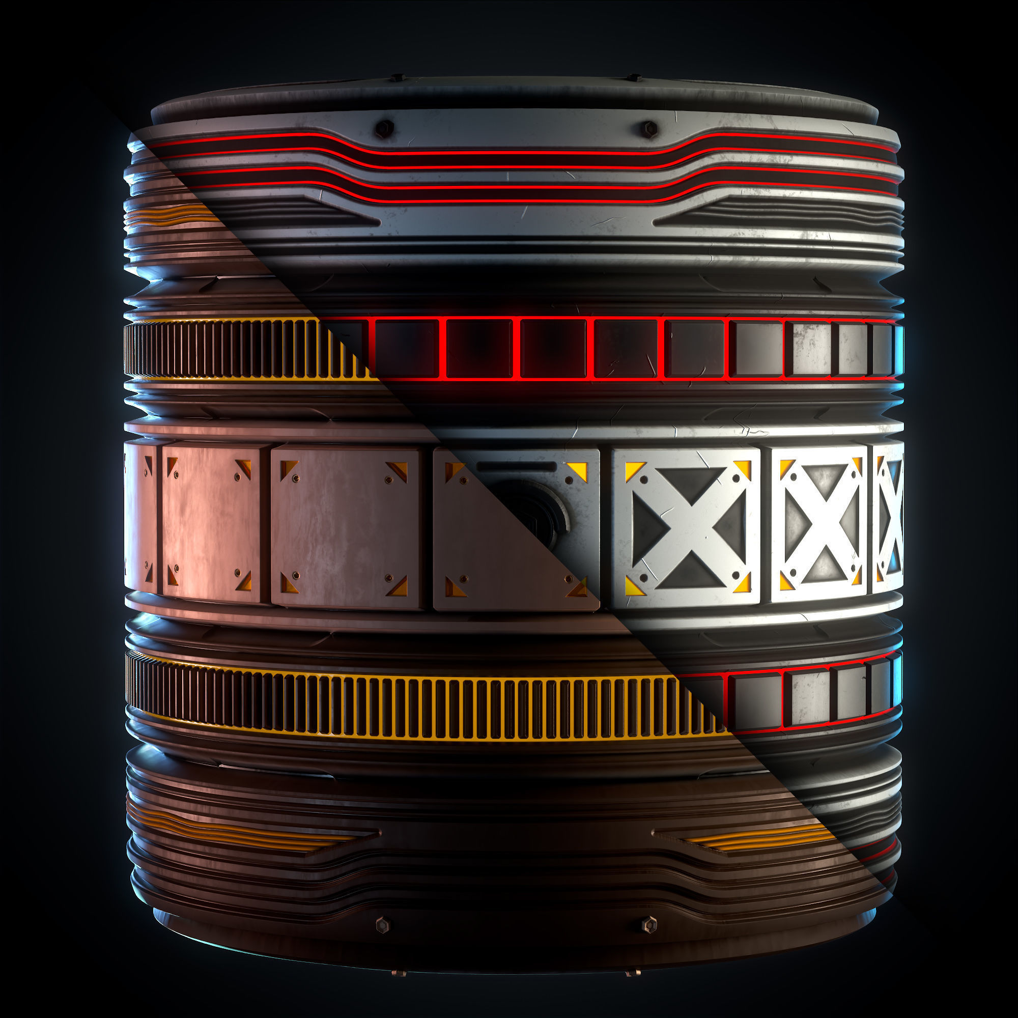 Sci-fi Material Plat - VOL 03 - SBsar - Maps Texture_4