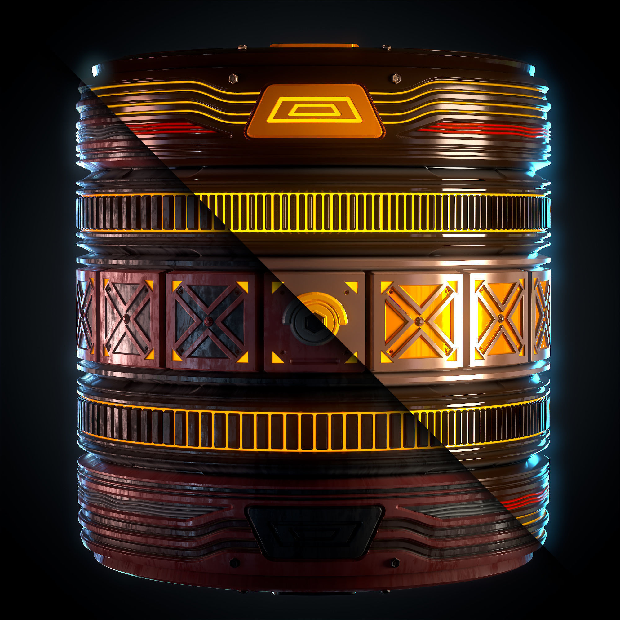 Sci-fi Material Plat - VOL 03 - SBsar - Maps Texture_11