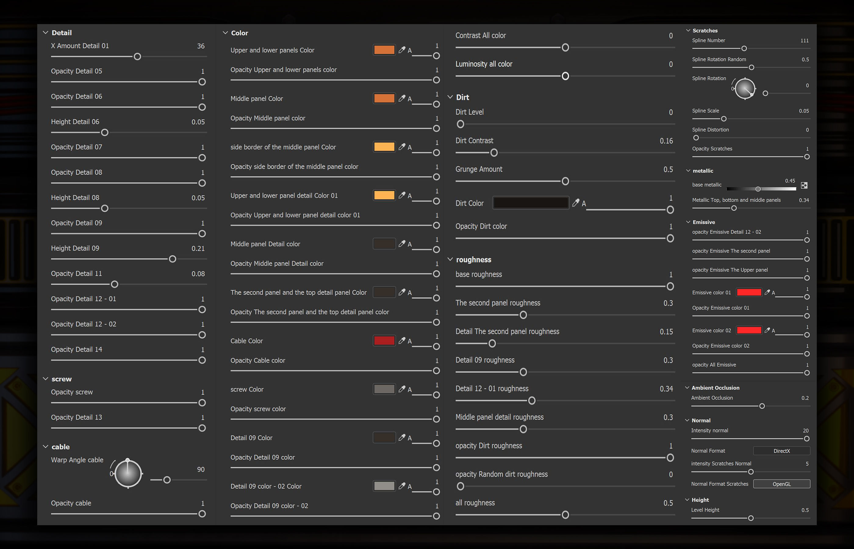 Sci-fi Material Plat - VOL 03 - SBsar - Maps Texture_10