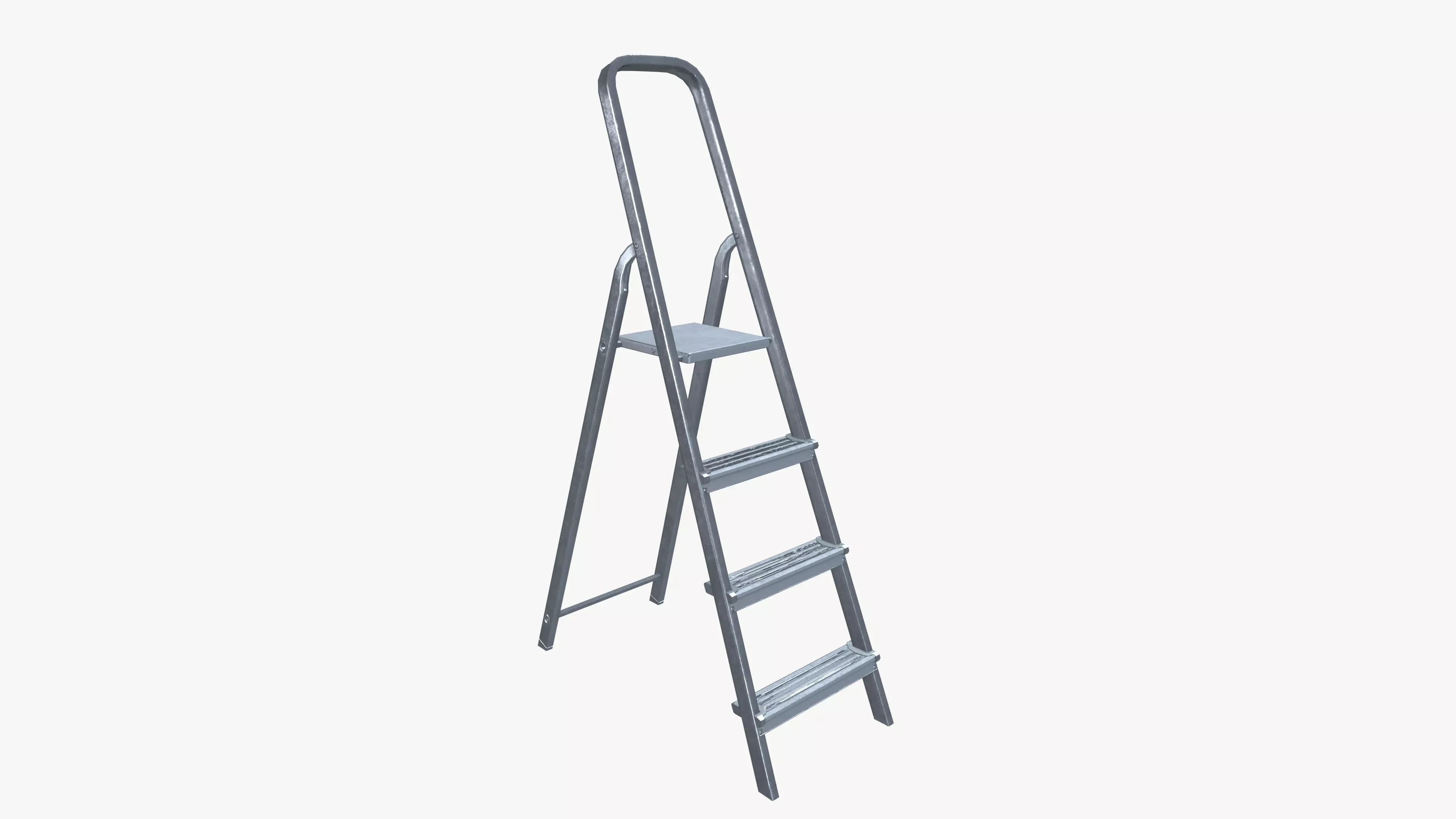 Ladder Low-poly 3D model_0