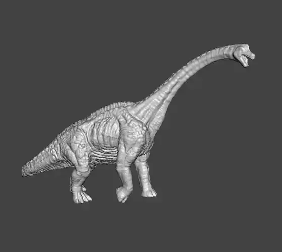 JP BRACHIOSAURUS REALISTIC FIGURE MODEL DINOSAUR MONSTER RPG DND 3D print model
