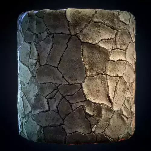 Cracked Soil Material - VOL 01 - SBsar - Maps