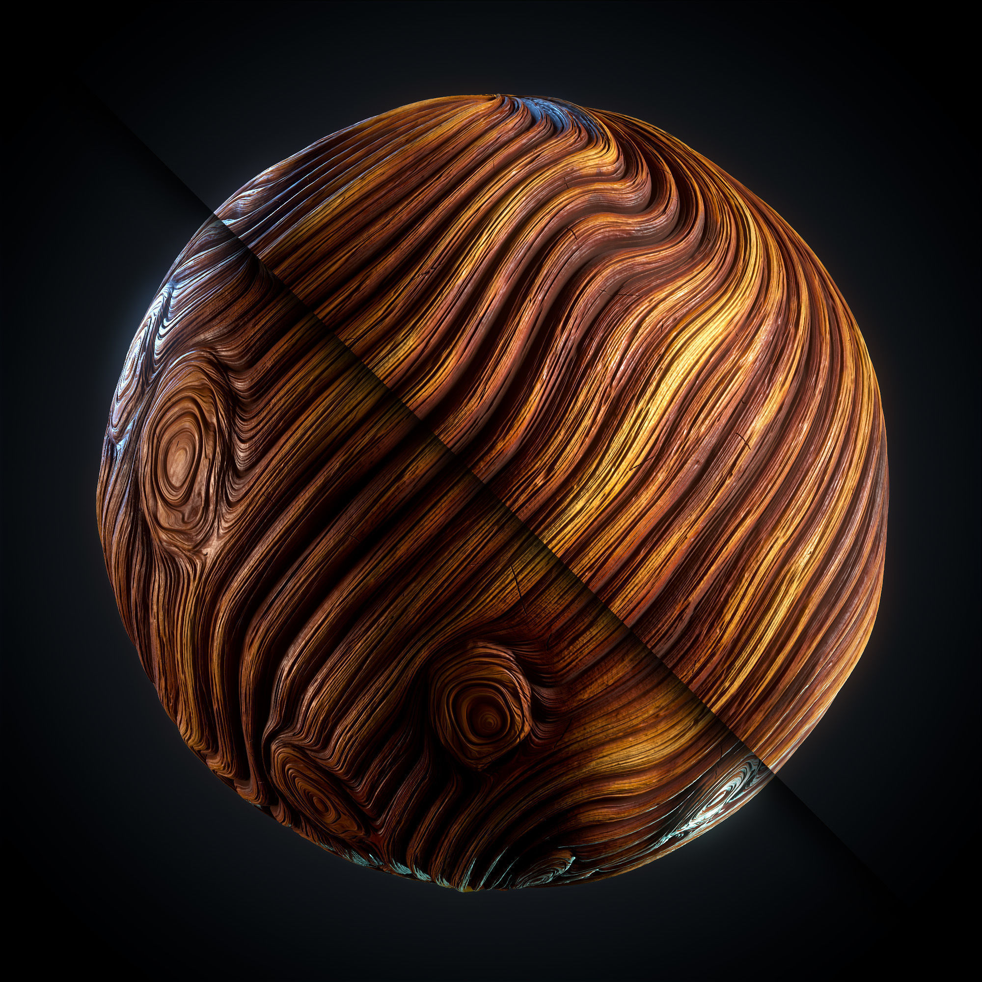 Wood Material - Vol 05 - SBsar - Maps Texture_4
