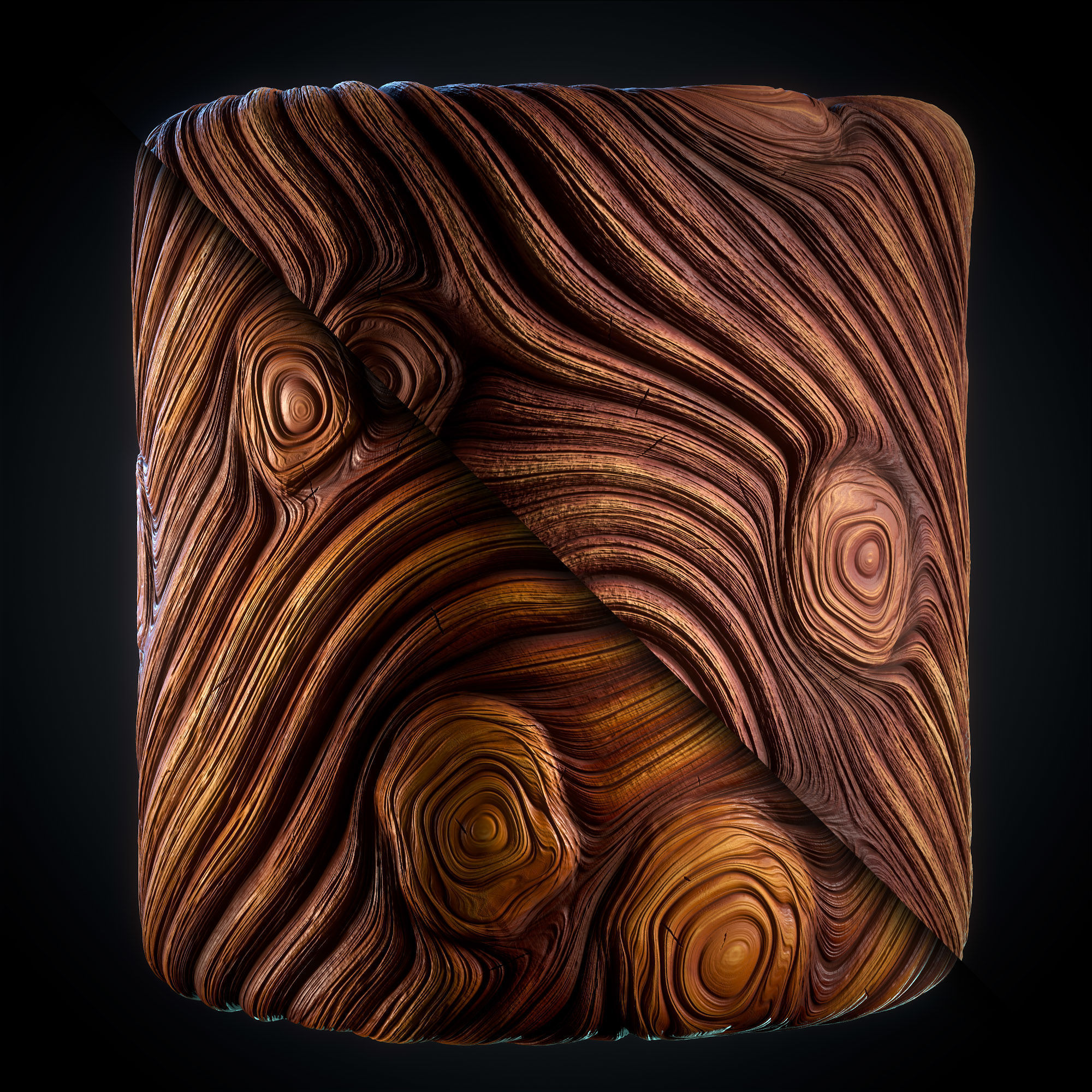 Wood Material - Vol 05 - SBsar - Maps Texture_6