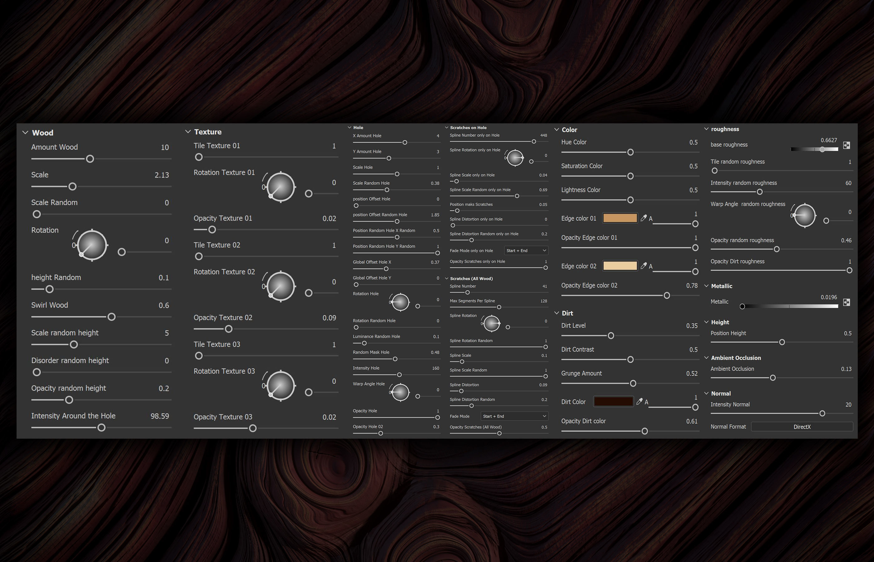 Wood Material - Vol 05 - SBsar - Maps Texture_9