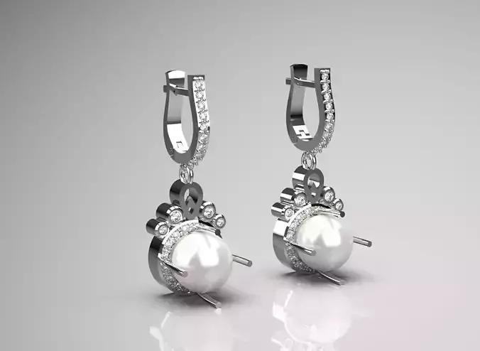 pearl earring pe0014