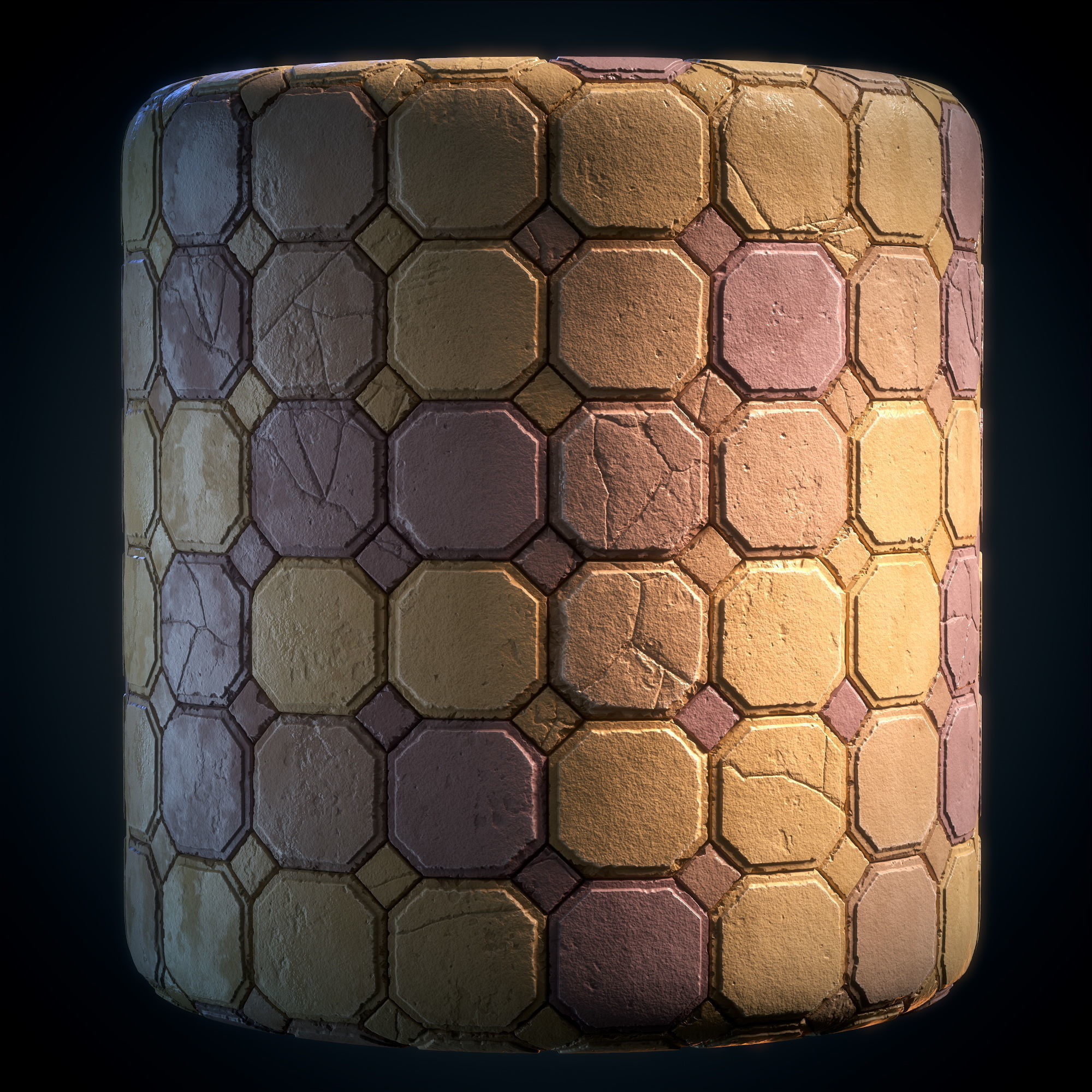 Stone Floor Material - VOL 17 - Maps - SBsar Texture_2