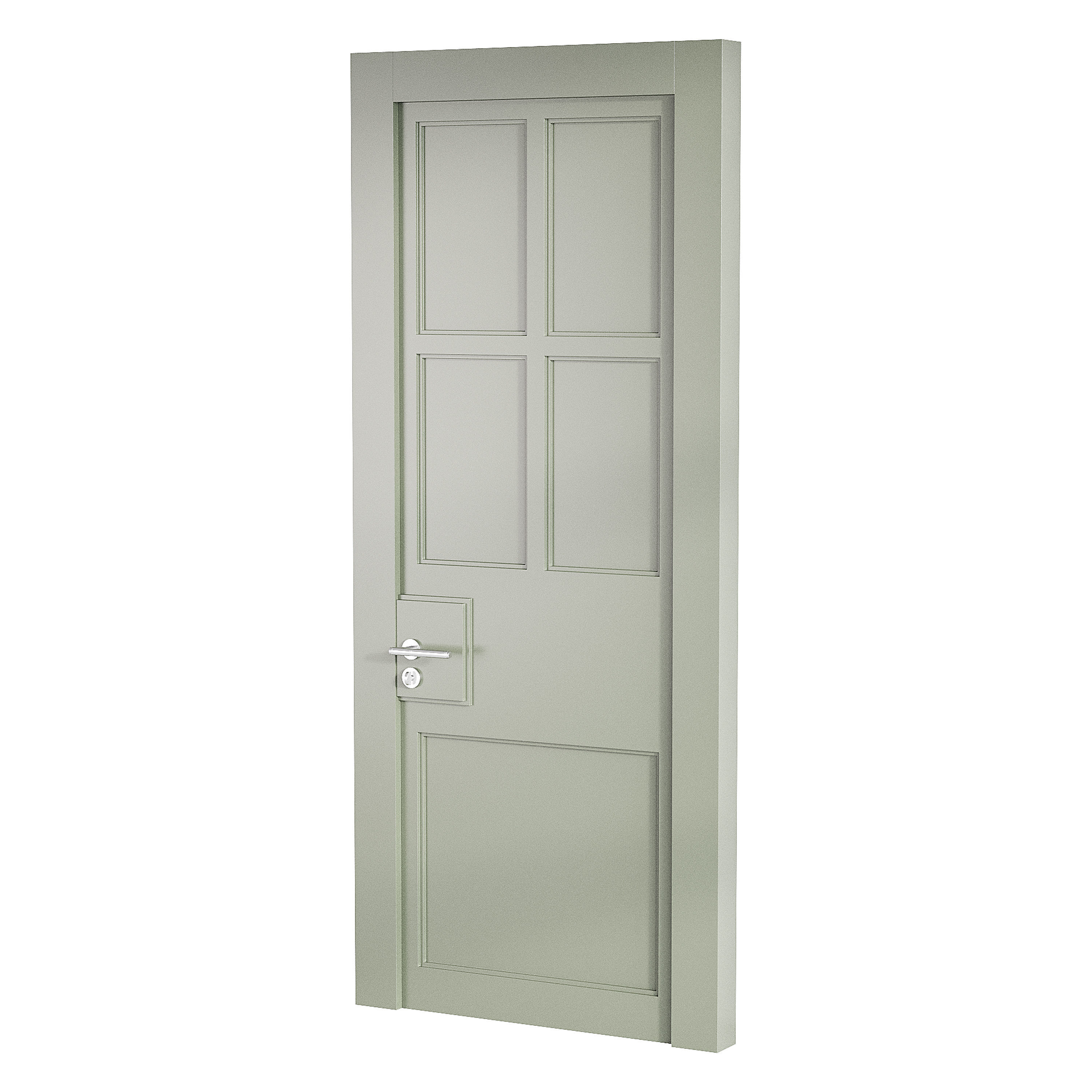 Modern entrance door 38 3D model_8