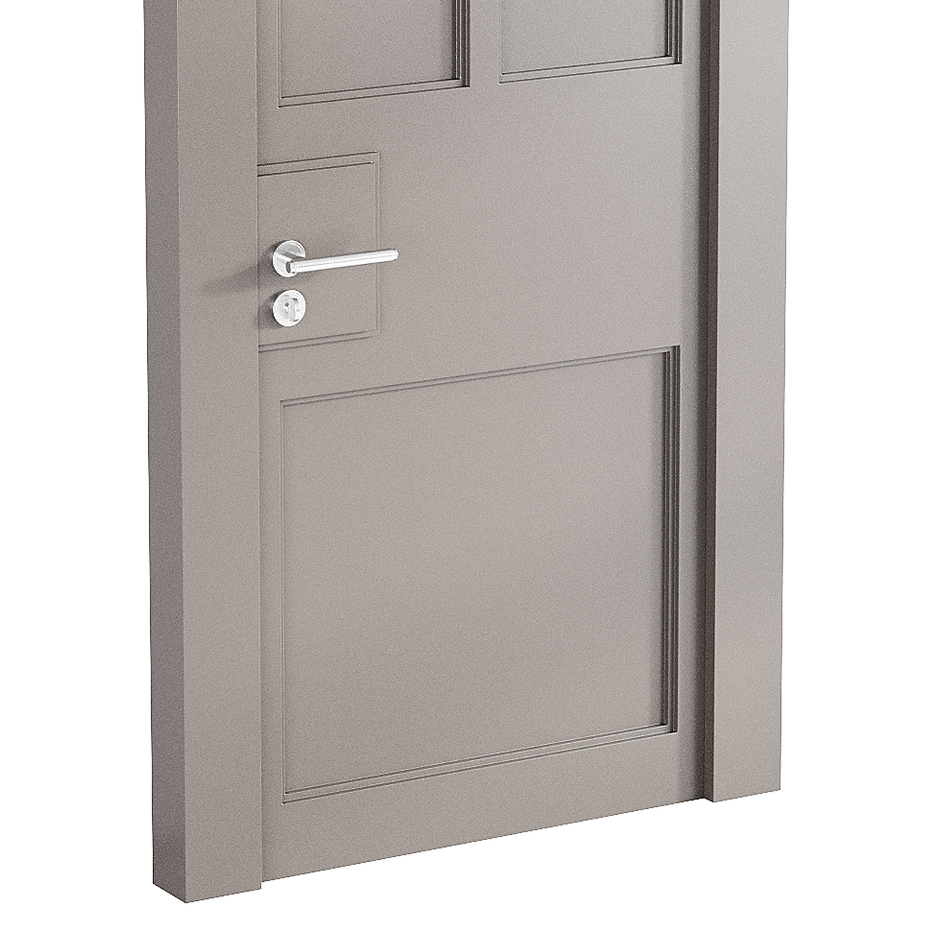 Modern entrance door 38 3D model_11