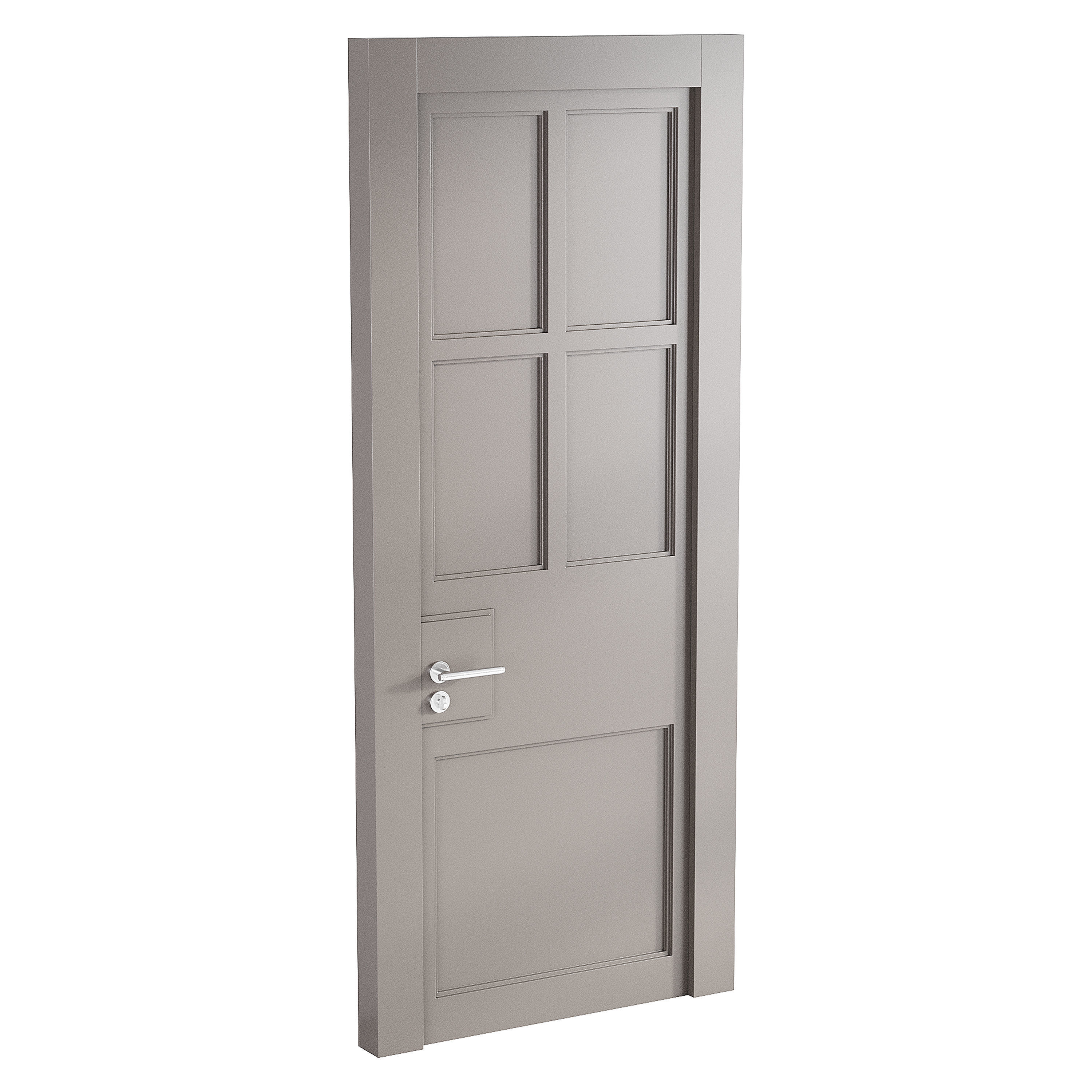 Modern entrance door 38 3D model_5