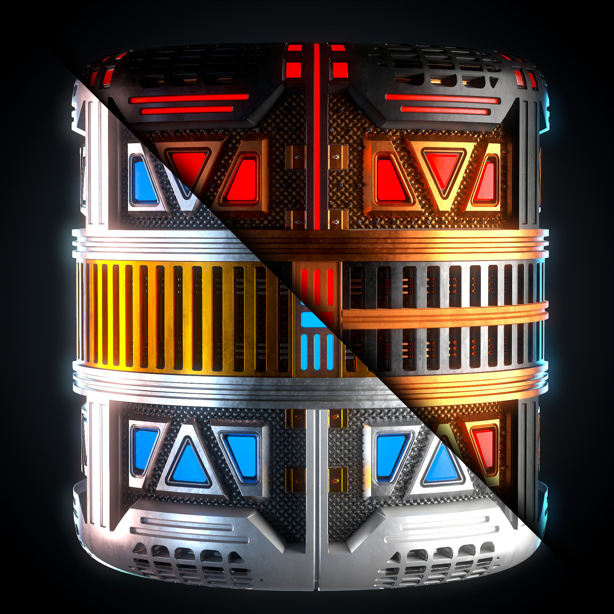 Sci-fi Material - VOL 04 - SBsar - Maps Texture_6