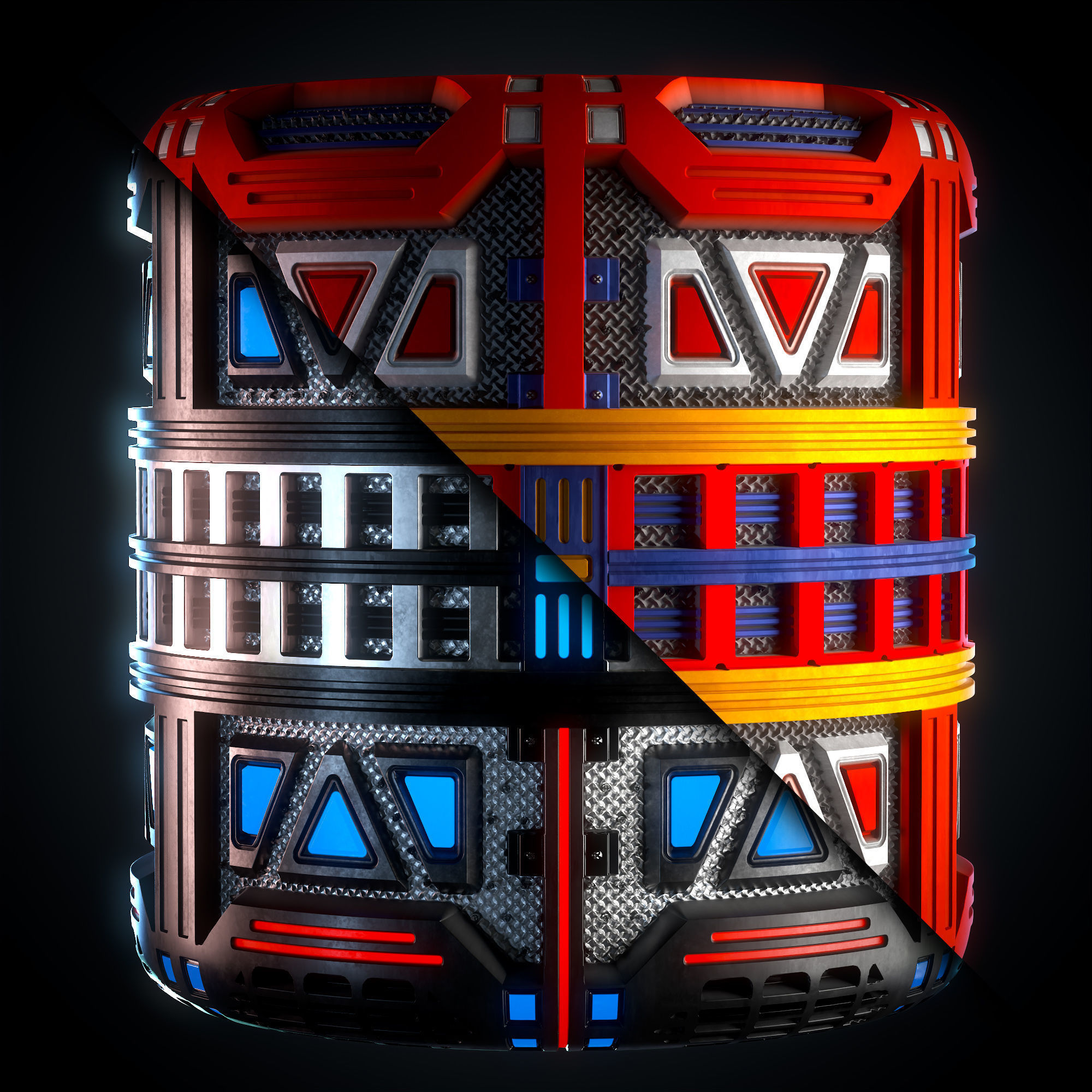 Sci-fi Material - VOL 04 - SBsar - Maps Texture_4