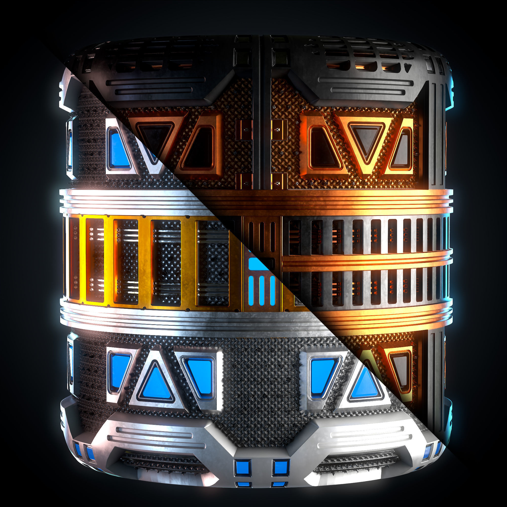 Sci-fi Material - VOL 04 - SBsar - Maps Texture_9