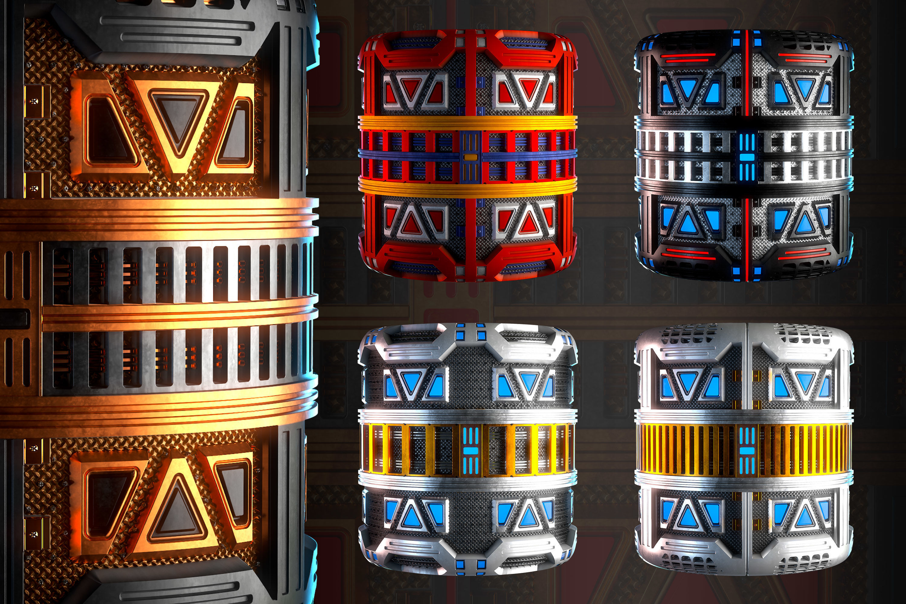 Sci-fi Material - VOL 04 - SBsar - Maps Texture_3