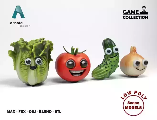 Vegetables characters