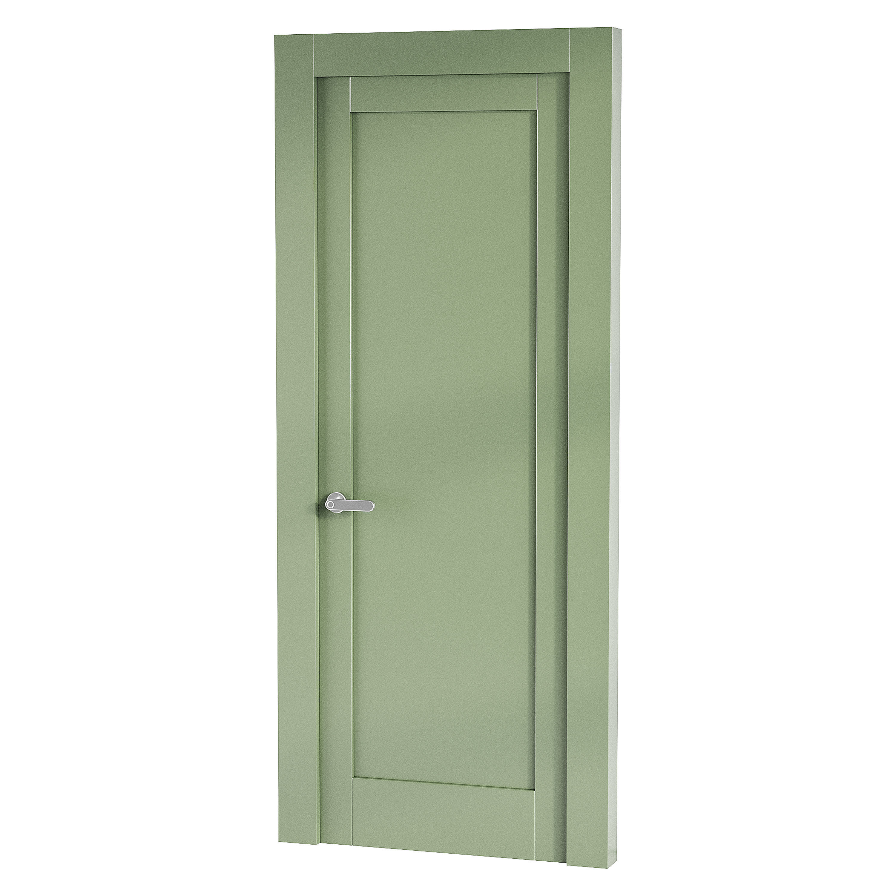 Modern entrance door 39 3D model_8