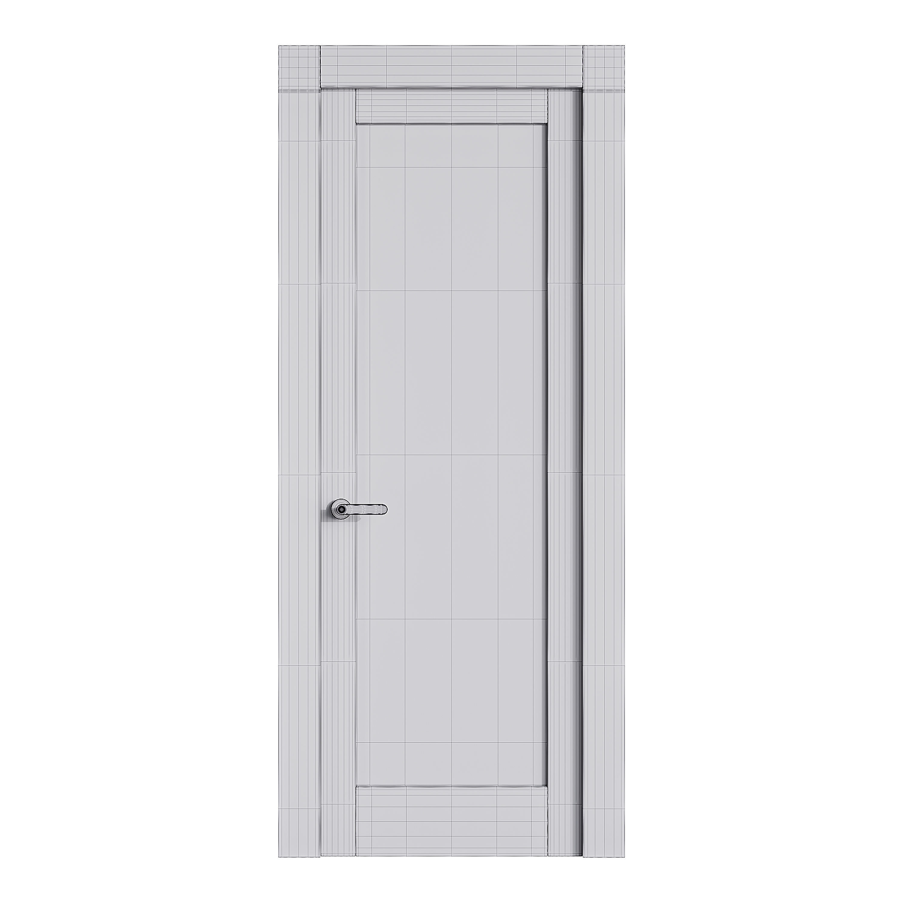Modern entrance door 39 3D model_13