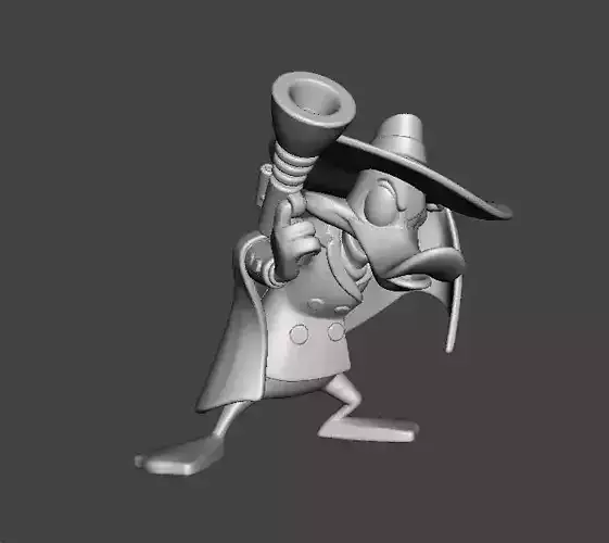 VIGILANTE DARK WING DUCK MINIATURE MODEL FANTASY SUPERHERO RPG