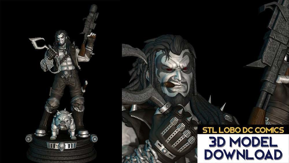 Lobo and Dawg STL filles 3d pritnting collectibles 3D print model_7
