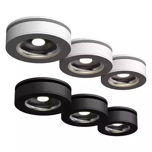 Spot moderne led Low-poly 3D model